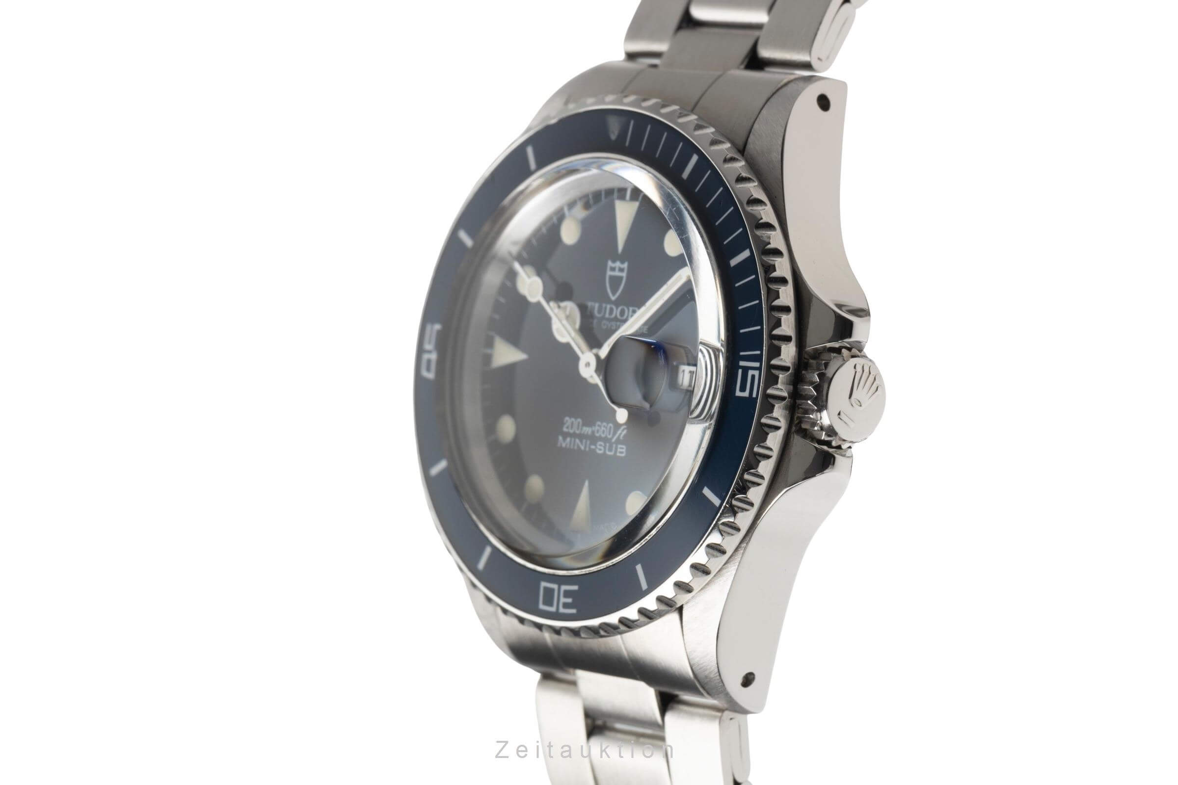 Tudor Mini-Sub Edelstahl Automatik Blue Dial Medium Size Ref. 73090  [2405102]