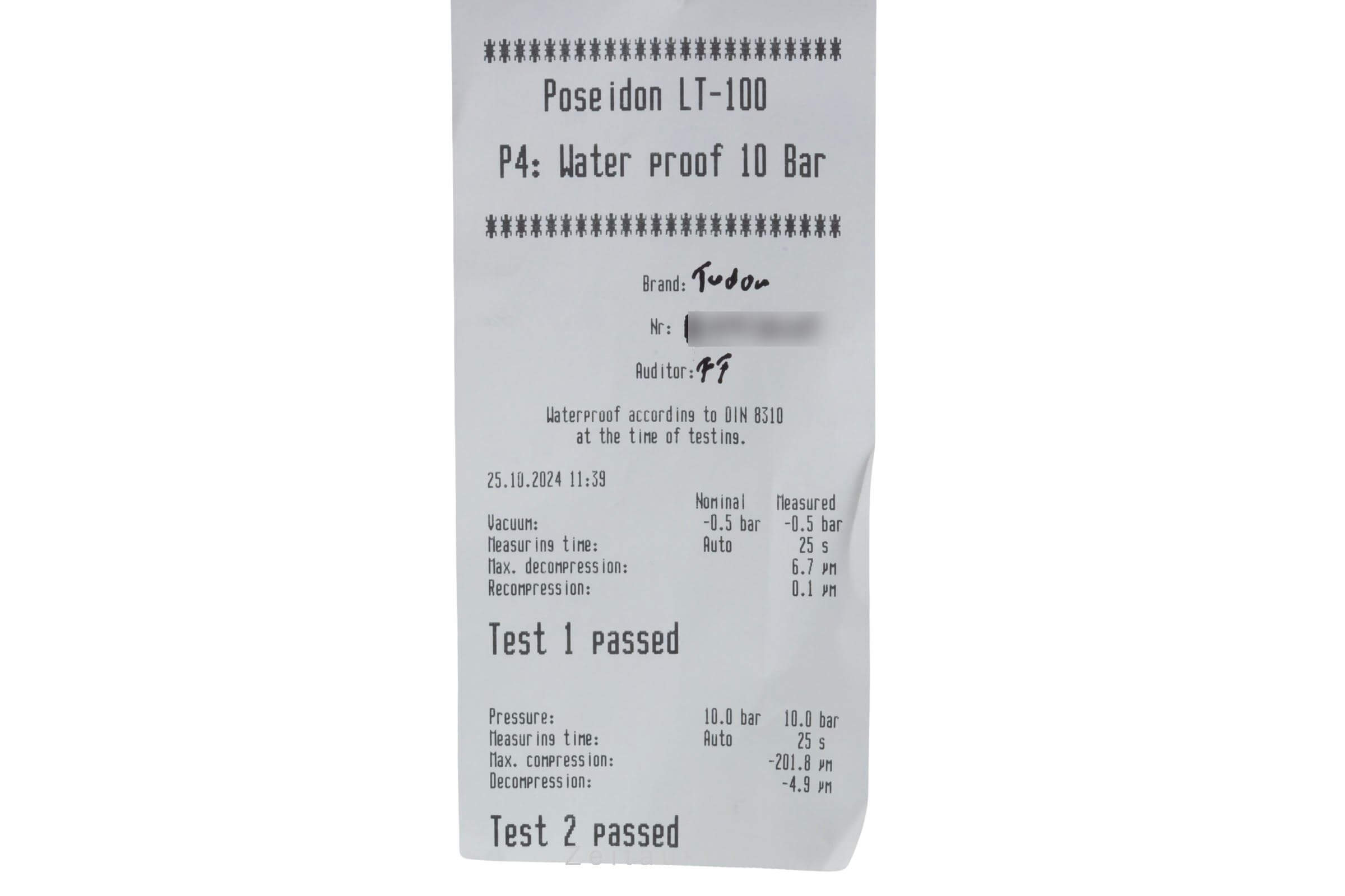 Tudor Mini-Sub Edelstahl Automatik Blue Dial Medium Size Ref. 73090  [2405102]