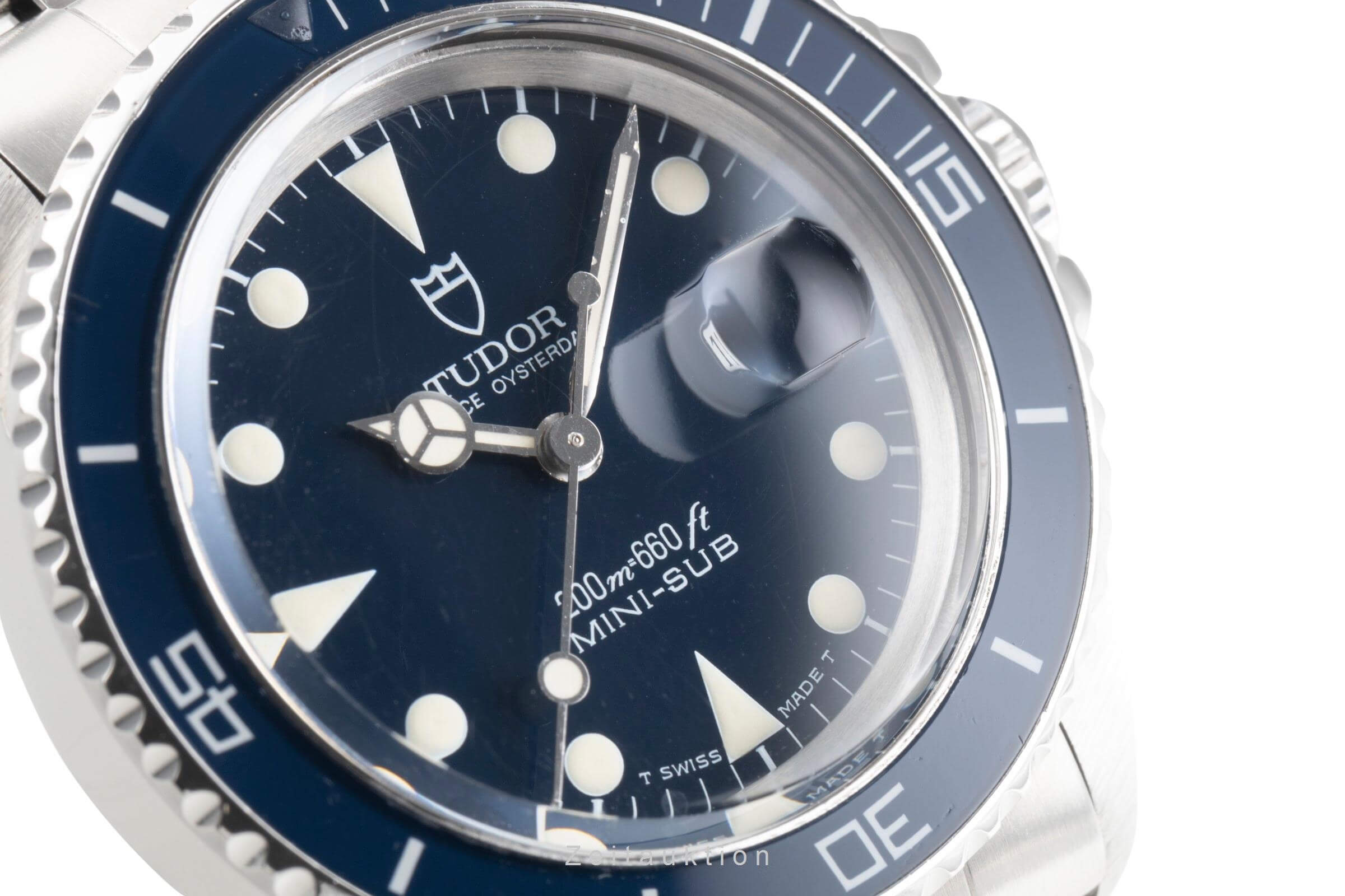 Tudor Mini-Sub Edelstahl Automatik Blue Dial Medium Size Ref. 73090  [2405102]