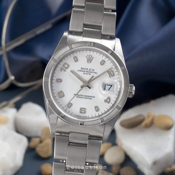 Rolex Date acciaio automatismo orologio da uomo 15210  [2405106]