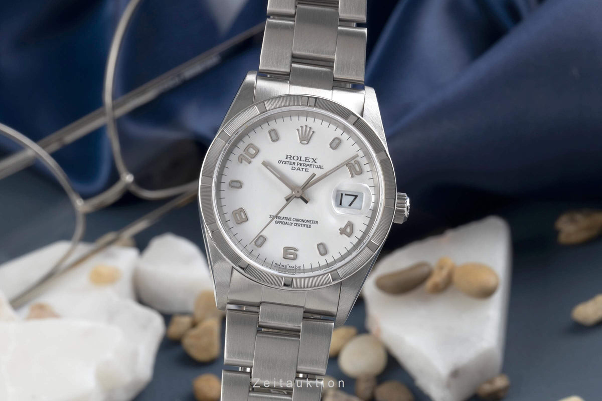 Rolex Date steel automatic men's watch 15210  [2405106]