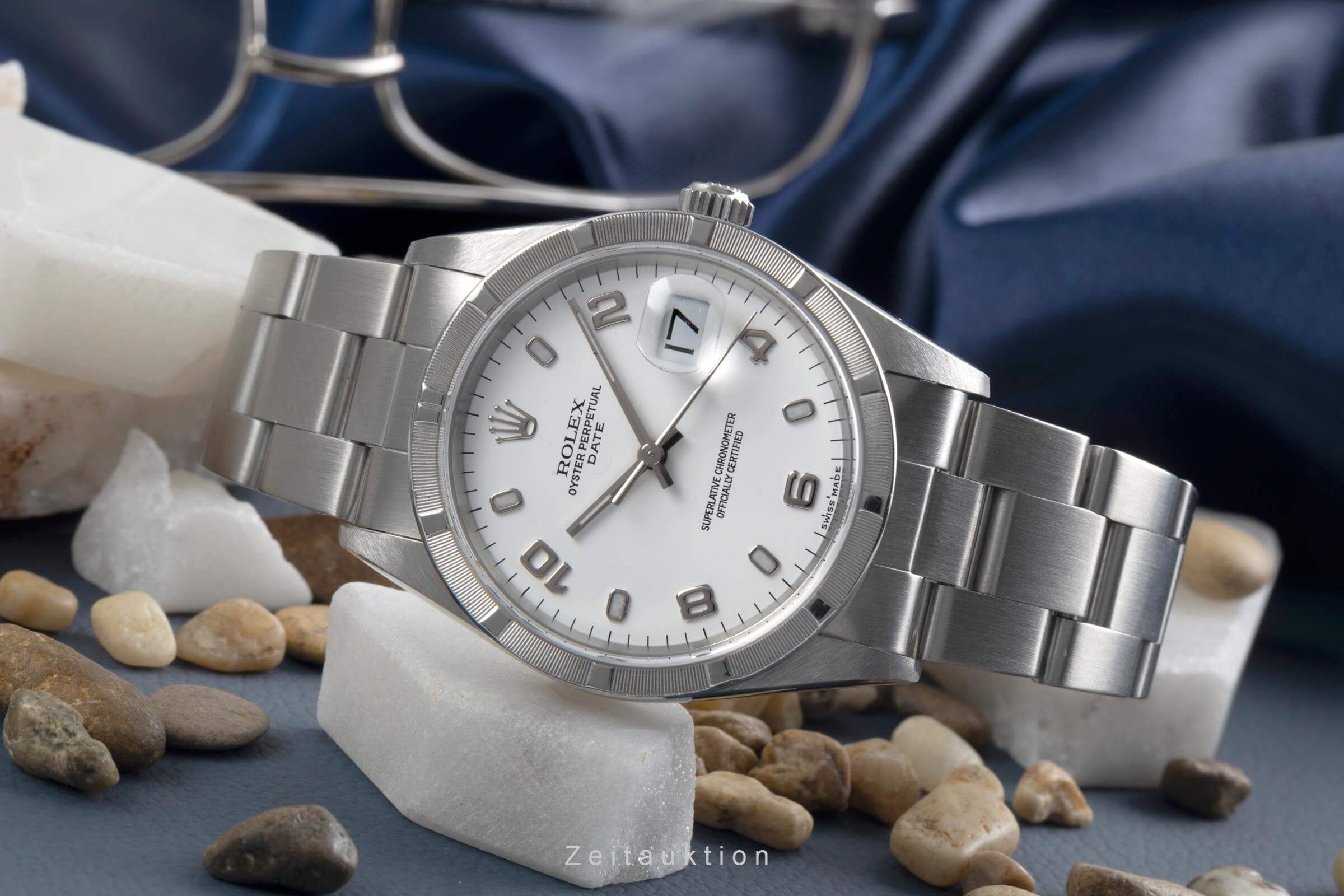 Rolex Date steel automatic 3135 15210 2405106