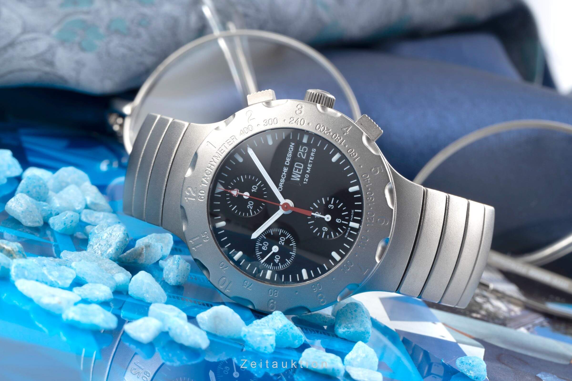 Porsche Design by Eterna Chronograph Automatik Titan Herrenuhr Ref. 674.6500.10  [2405137]