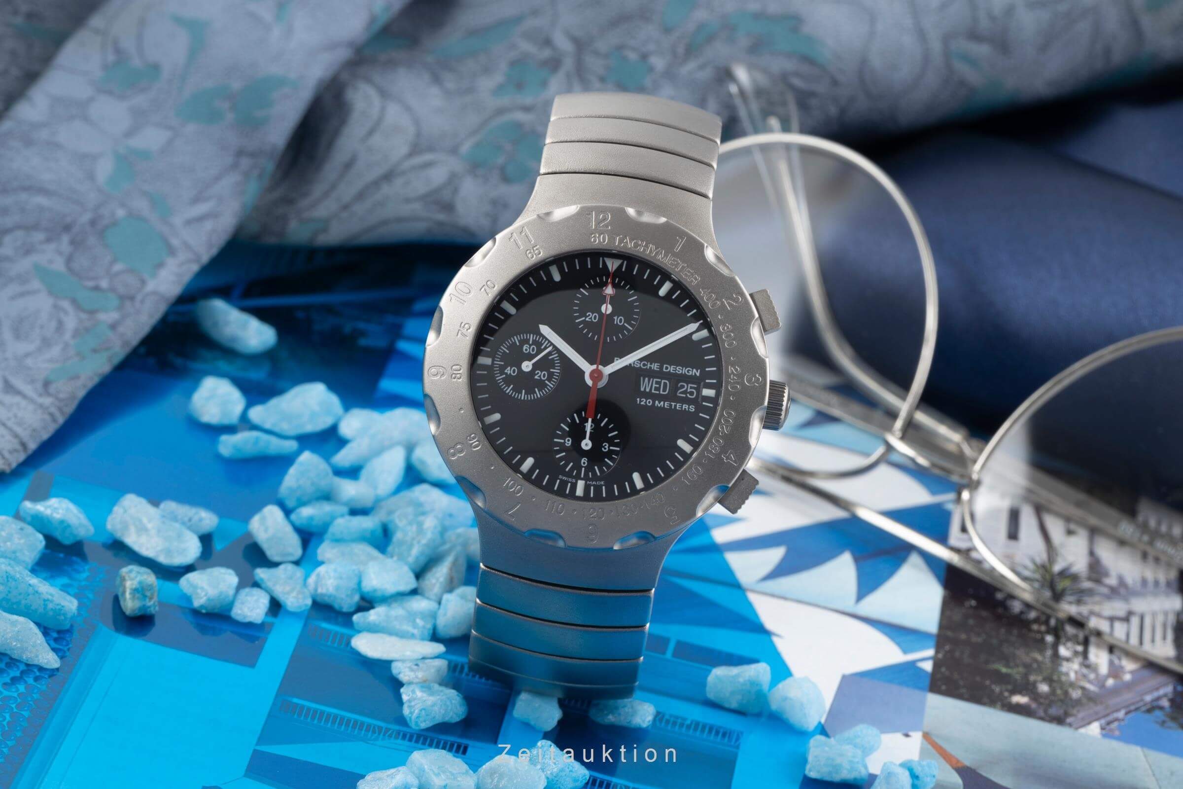 Porsche Design by Eterna Chronograph Automatik Titan Herrenuhr Ref. 674.6500.10  [2405137]