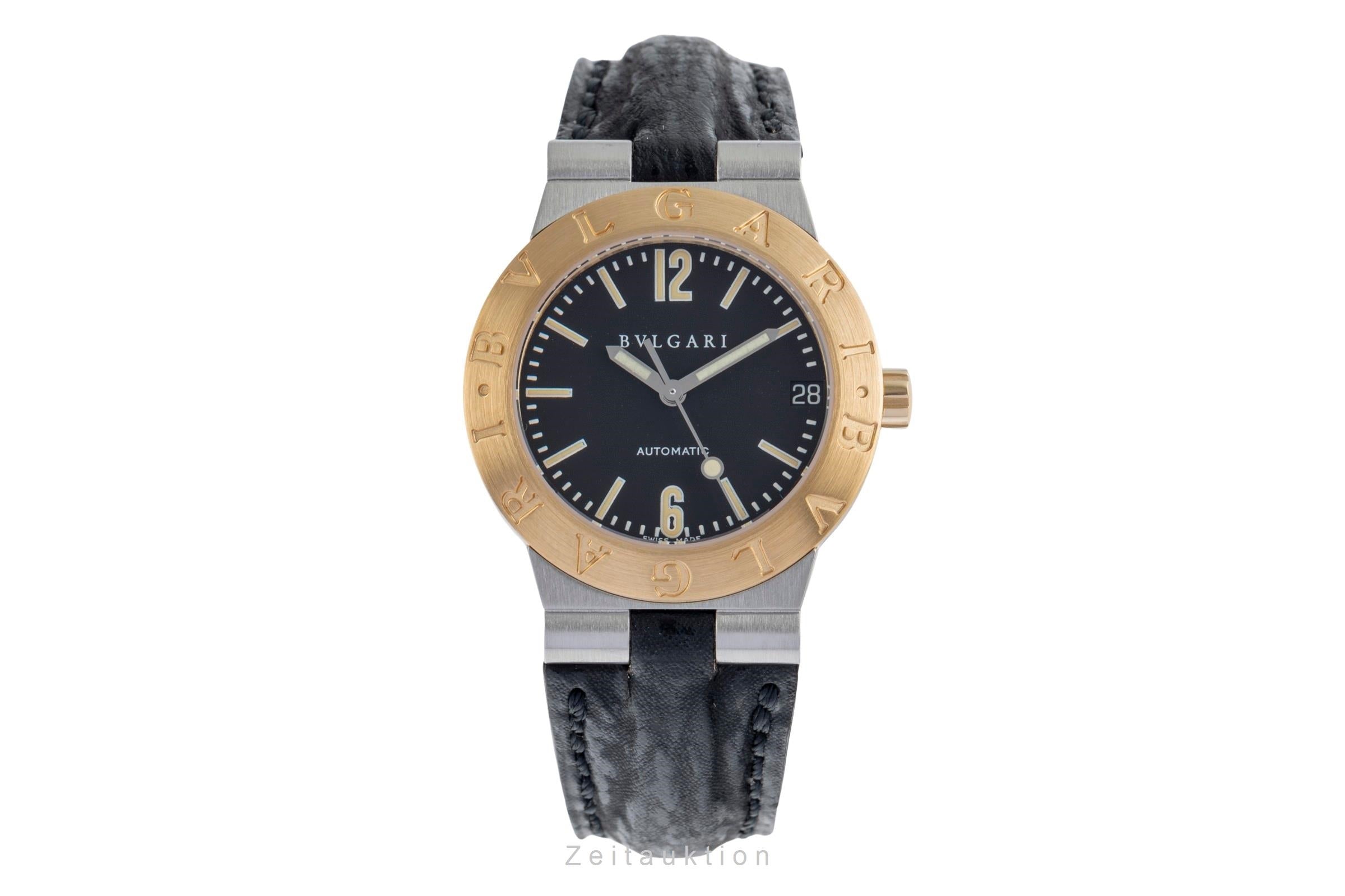 Bvlgari Diagono steel / gold quartz Kal. 3002, MBRA Ref. LC29SG