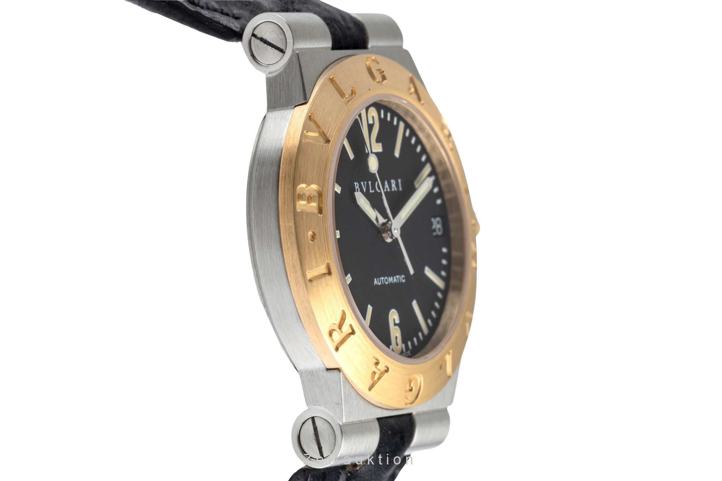 Bvlgari Diagono acier / or  quartz montre pour femmes LC29SG  [2405164]