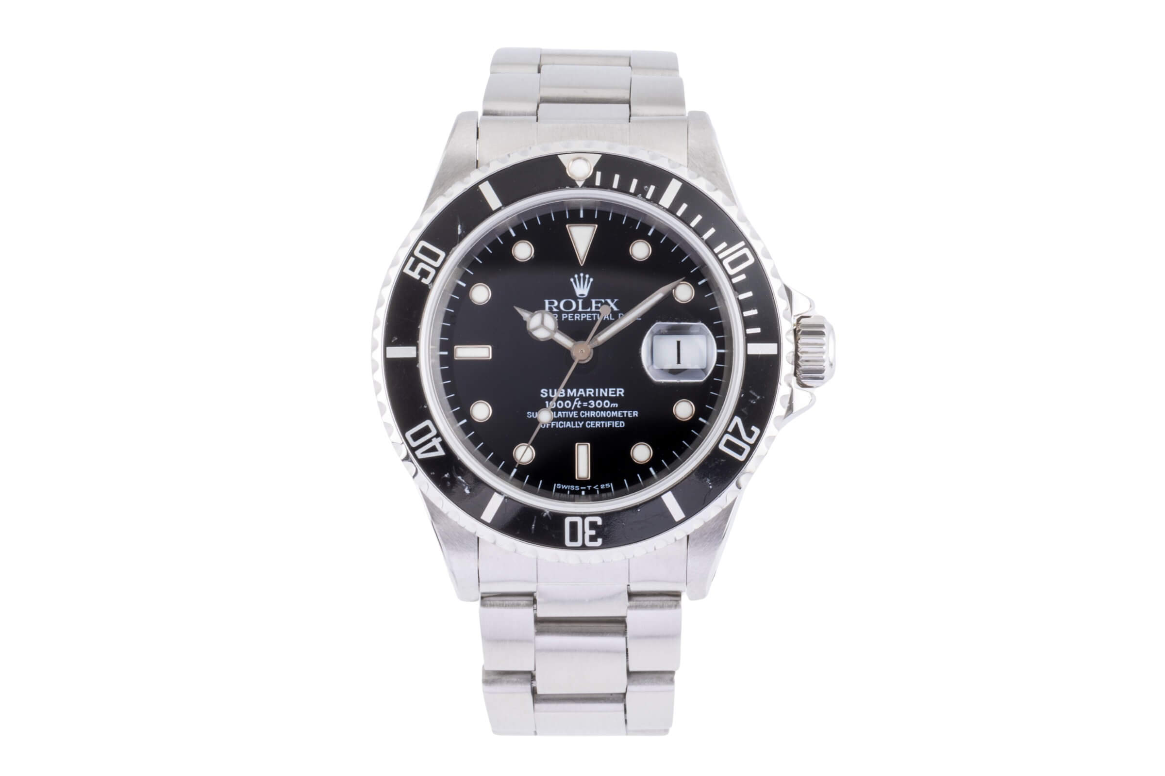 Rolex Submariner acciaio automatismo orologio da uomo 16610  [2405216]