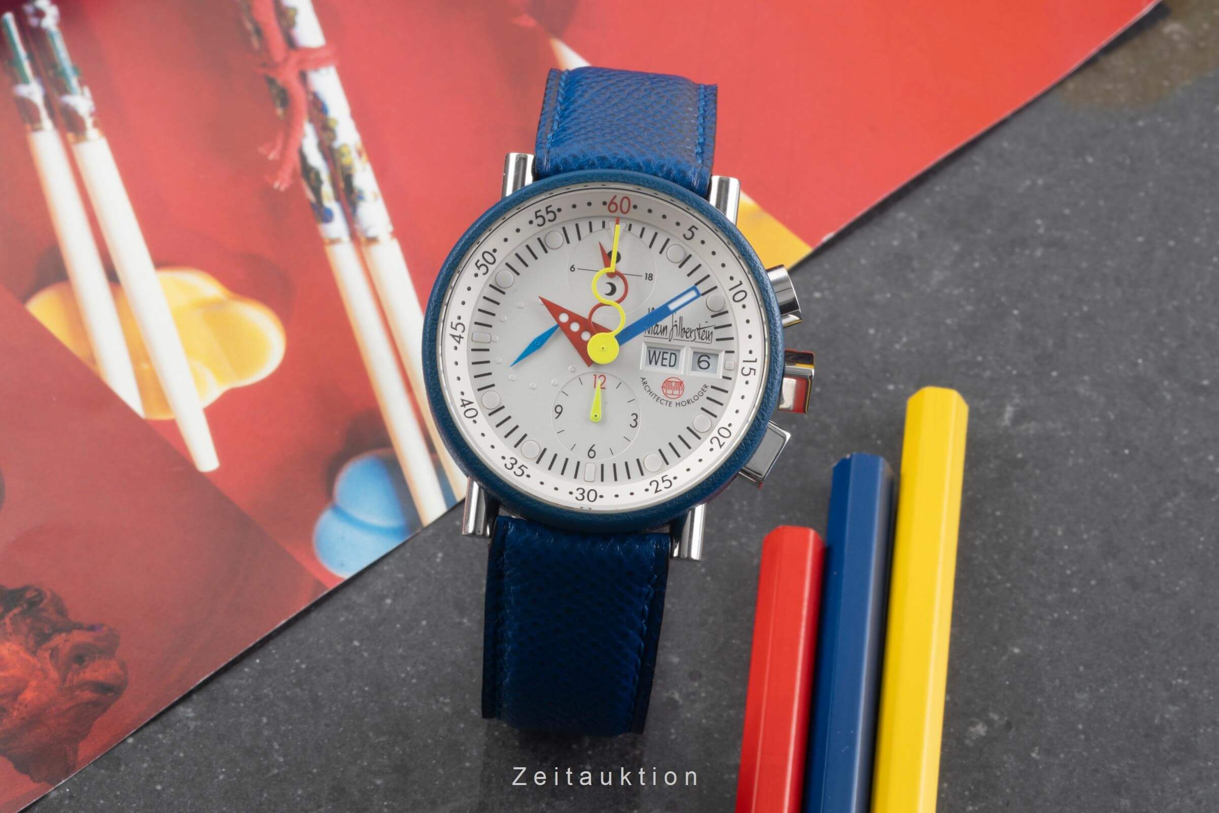 Alain Silberstein Krono Bauhaus Les Gummy Chronograph Stahl Automatik Limitiert [2405276]