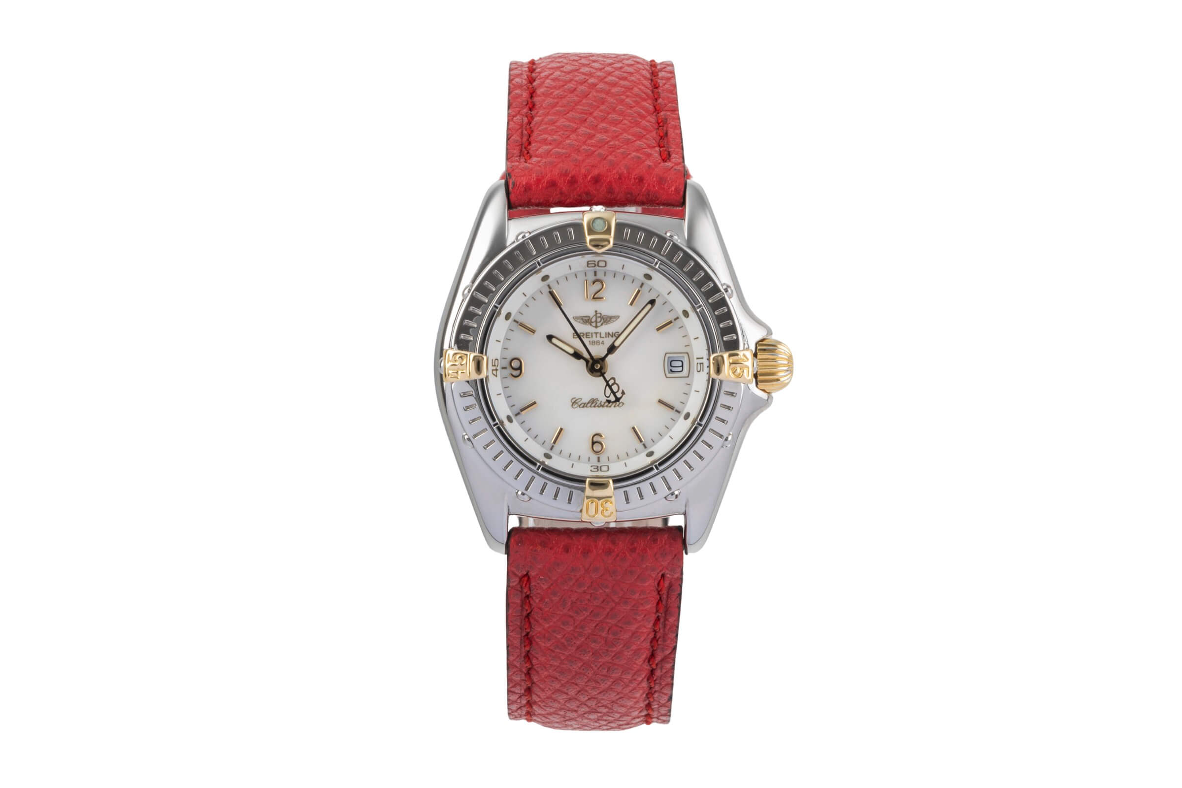 Breitling Callistino steel / gold quartz women's watch B52045  [2405340]