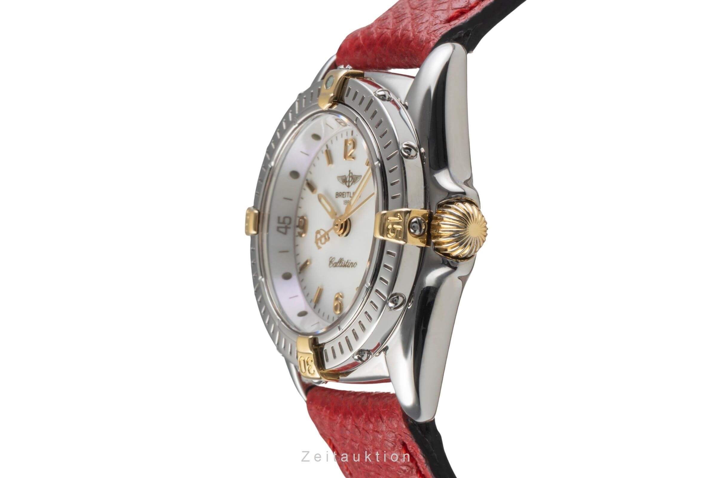 Breitling Callistino steel / gold quartz women's watch B52045  [2405340]