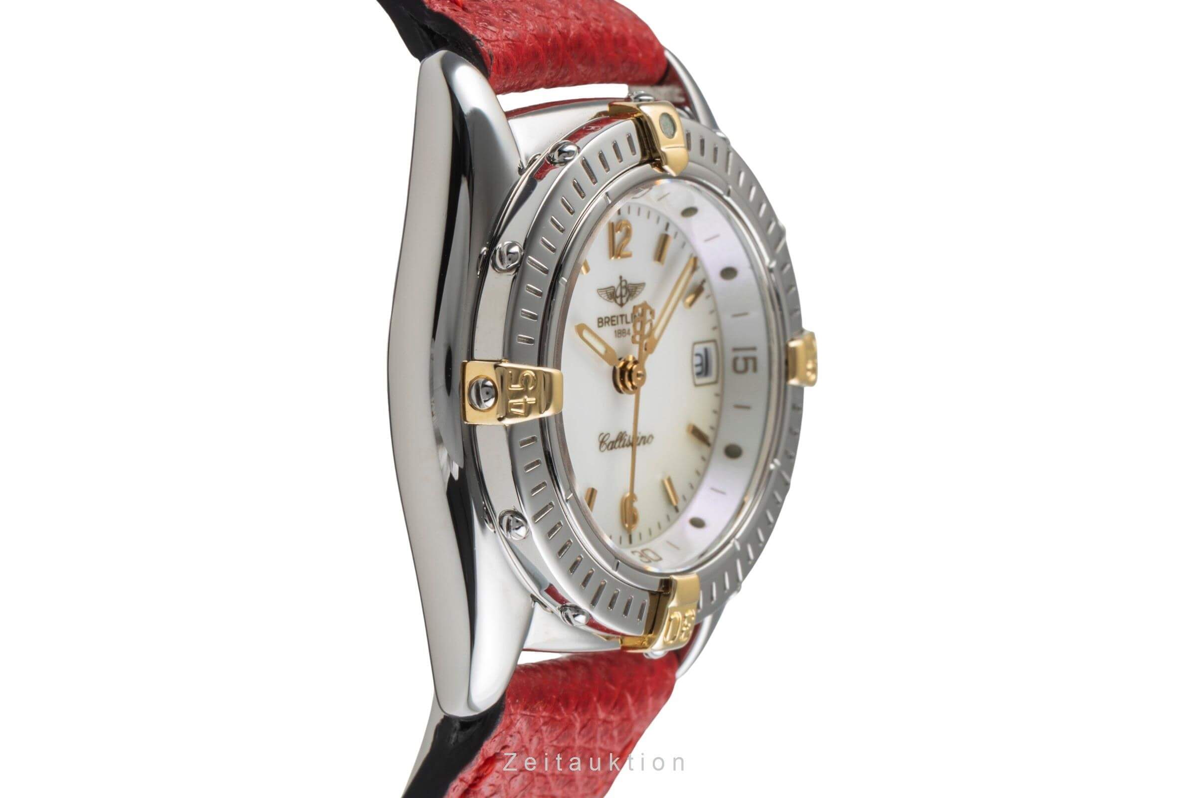 Breitling Callistino steel / gold quartz women's watch B52045  [2405340]