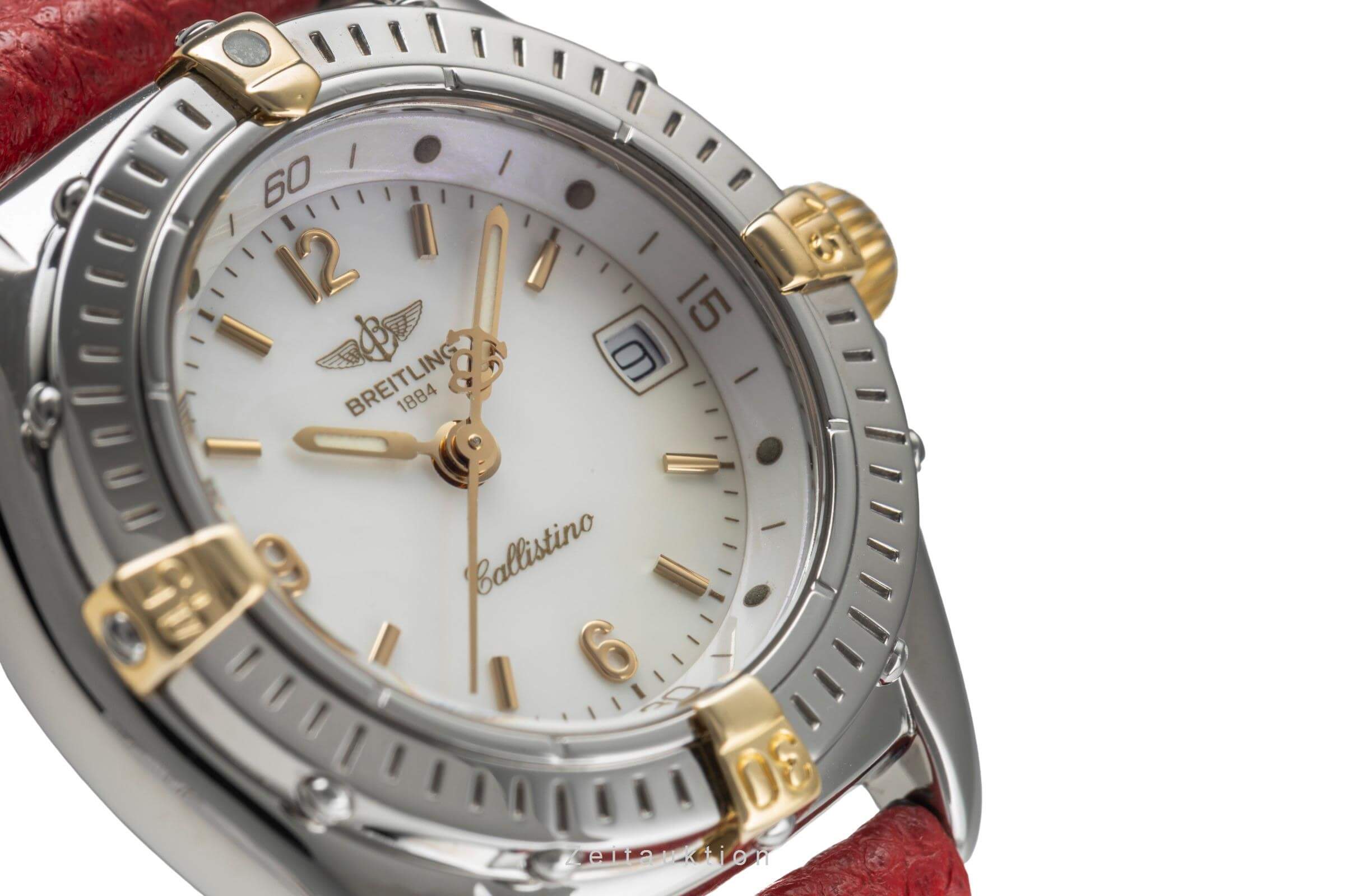 Breitling Callistino steel / gold quartz women's watch B52045  [2405340]