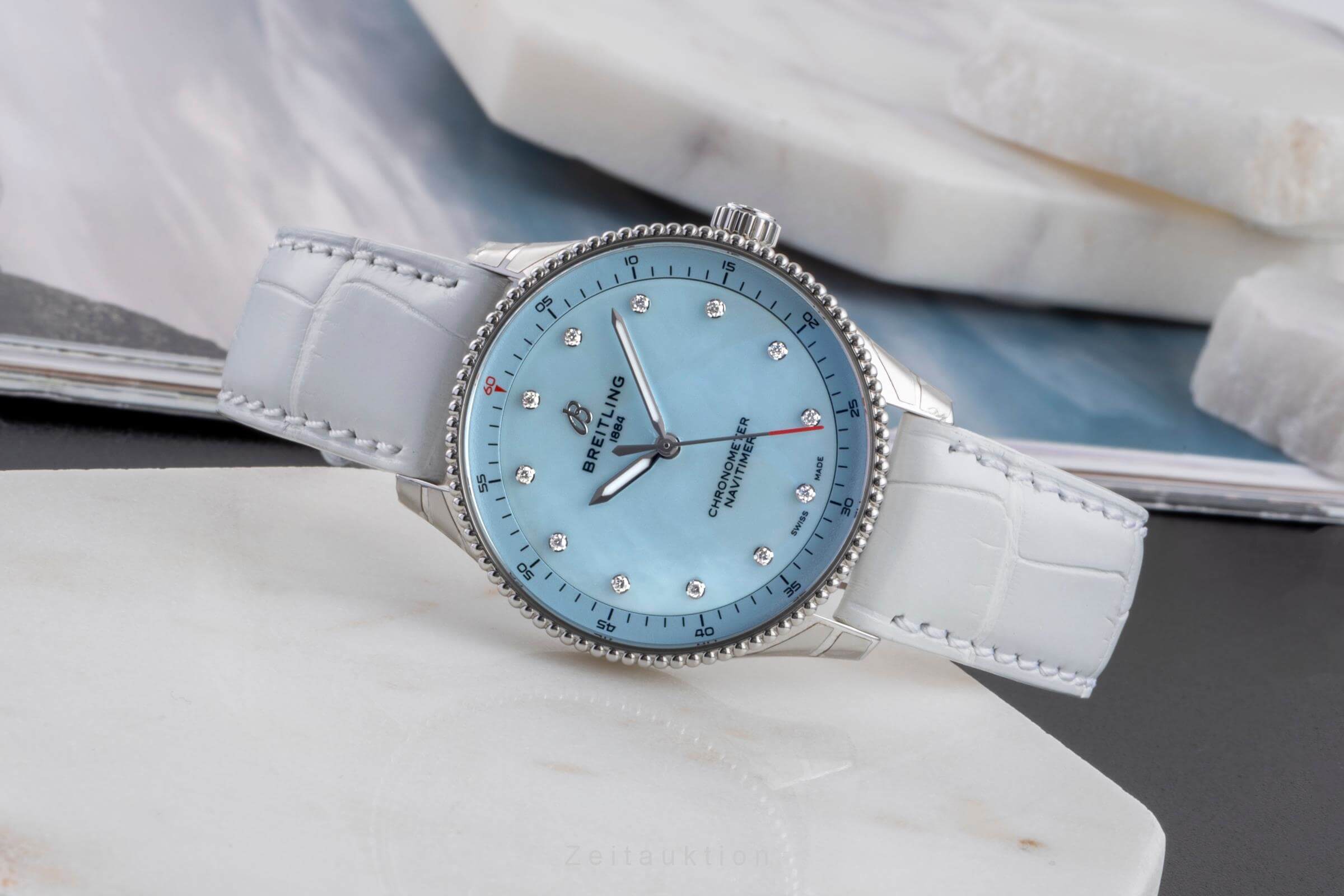 Breitling Navitimer acier quartz montre pour femmes A77320 LP: 4200EUR  [2405386]