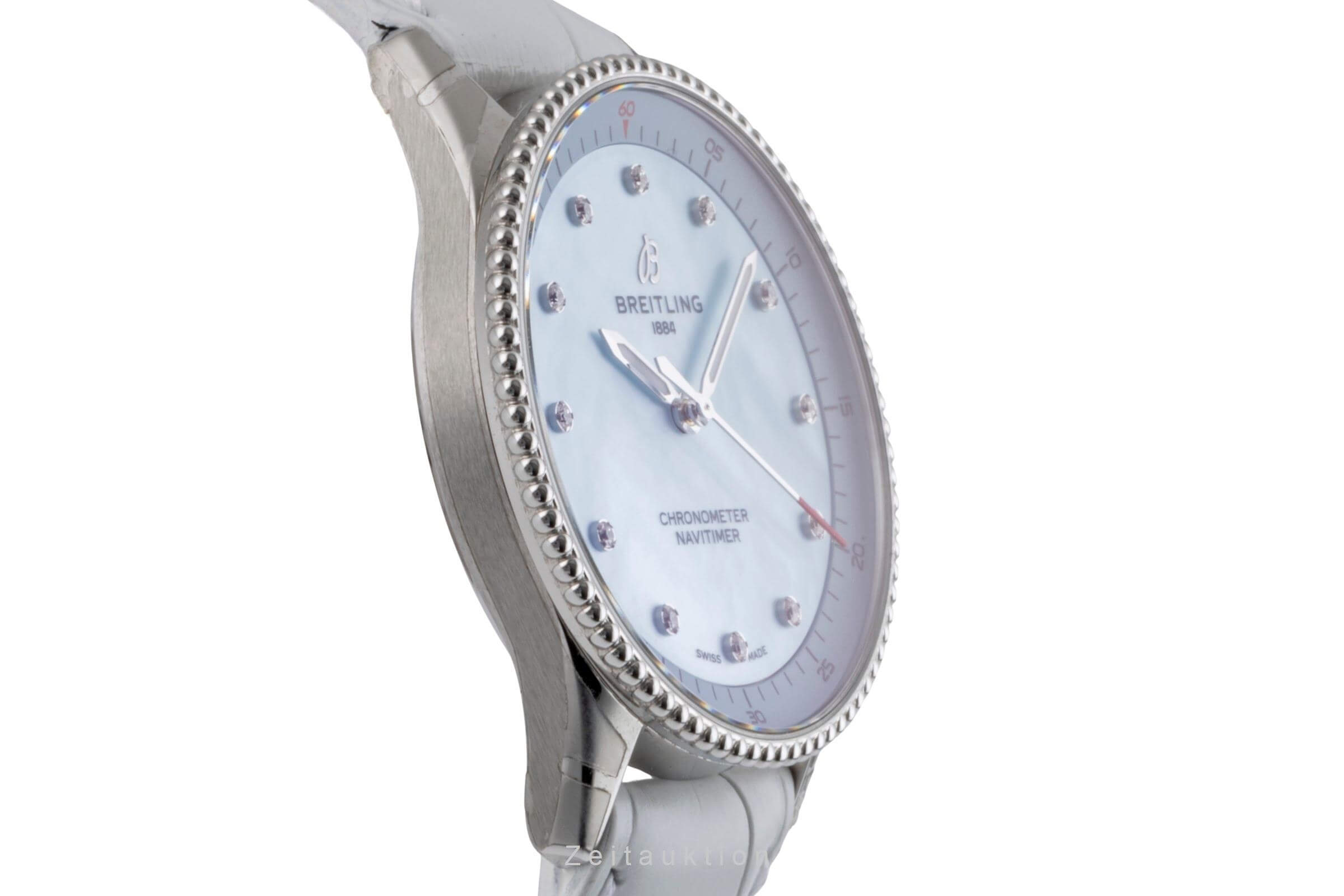 Breitling Navitimer acier quartz montre pour femmes A77320 LP: 4200EUR  [2405386]