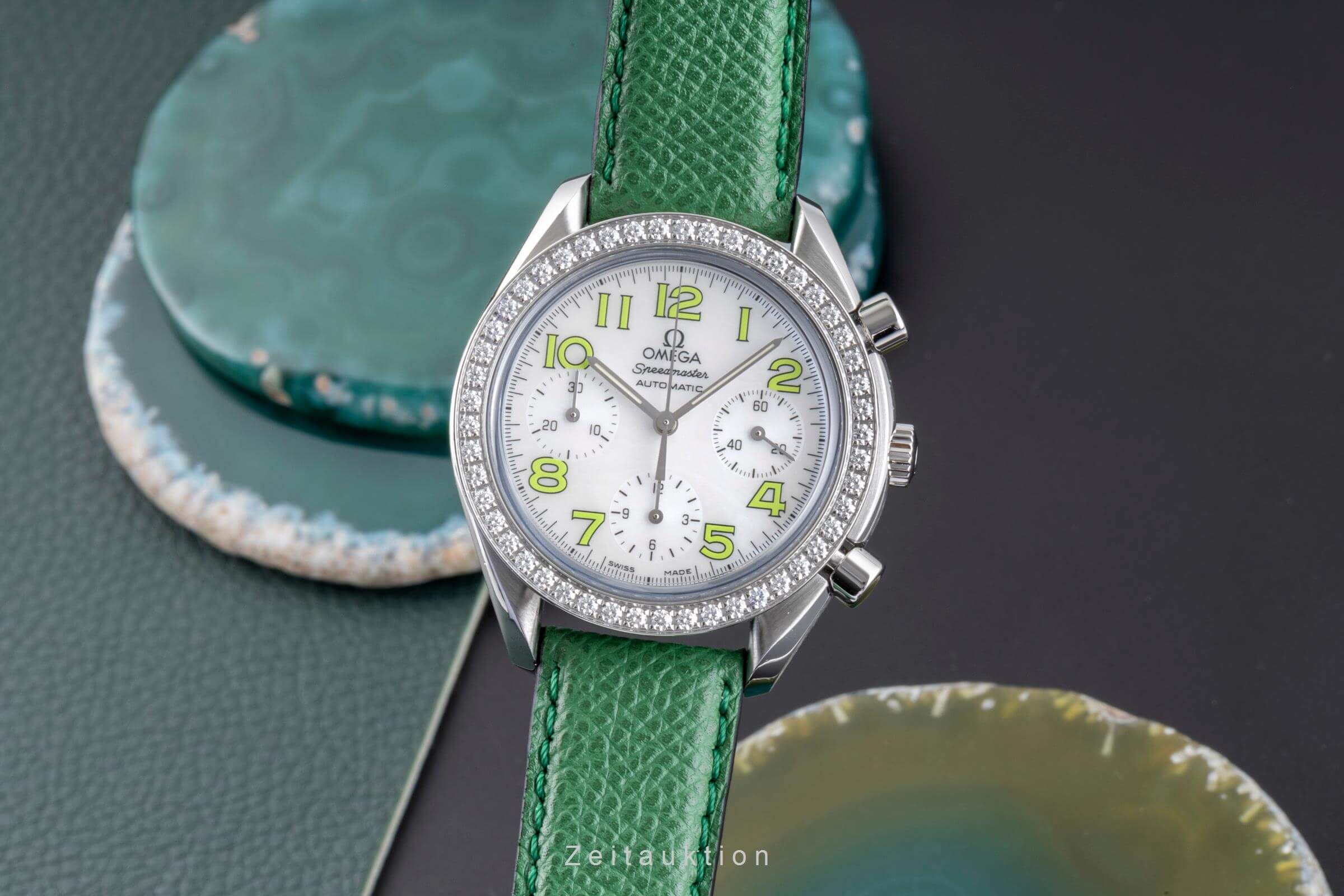 Omega Speedmaster chronograph steel automatic women's watch 3835.72.35  [2405441]