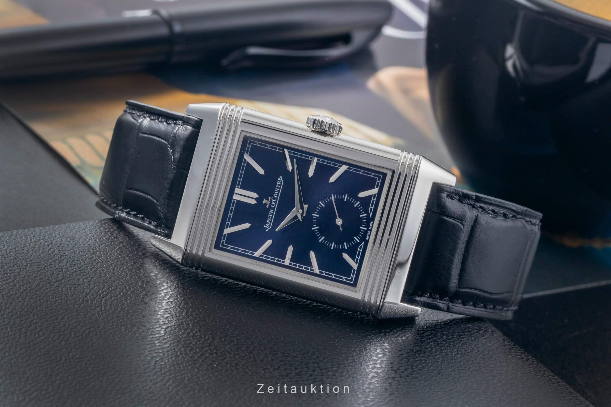 Jaeger LeCoultre Reverso steel manual winding men's watch Q3978480  214.8.62 LP: 11400EUR  [2405483]