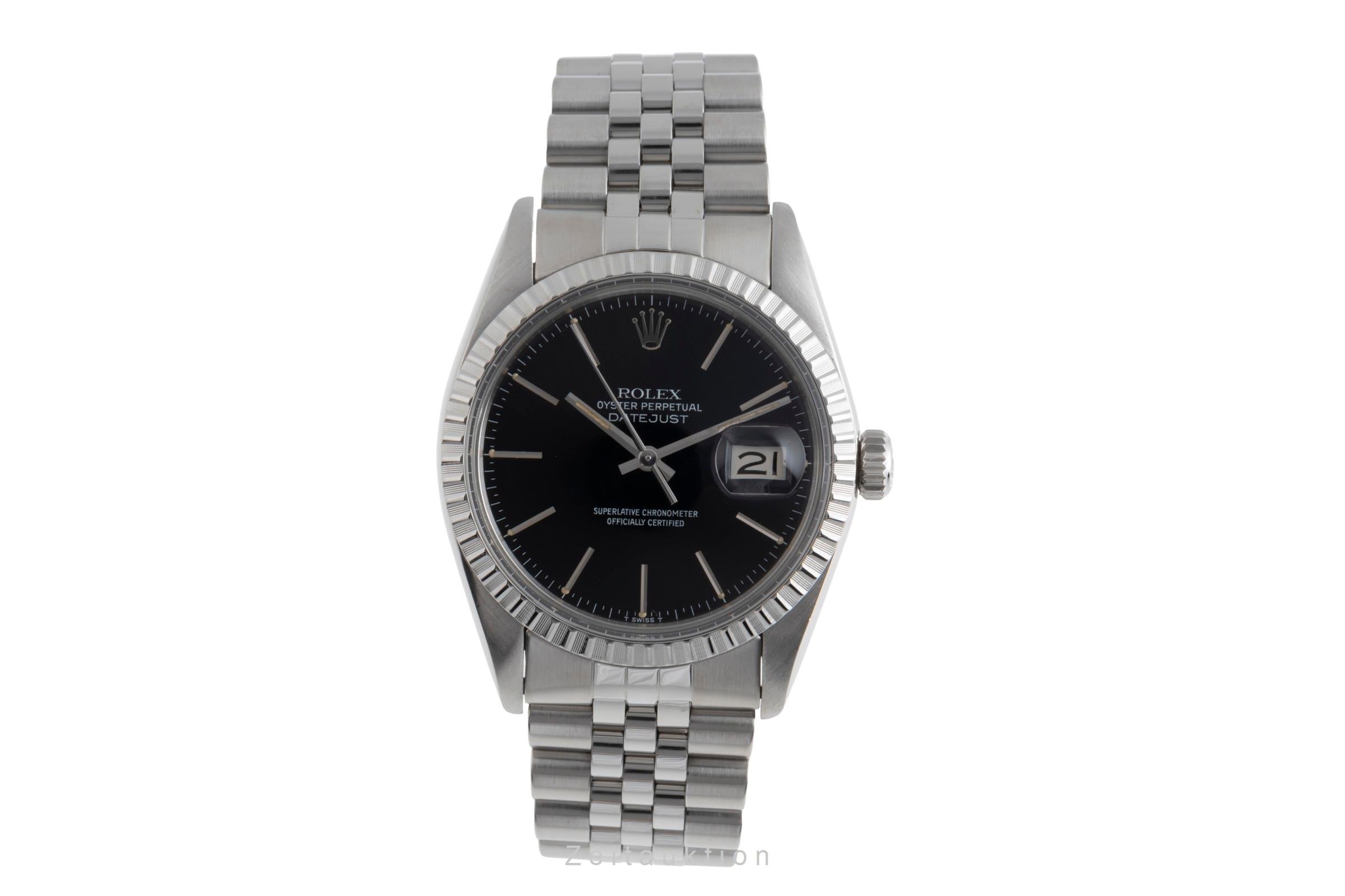 Rolex Datejust acciaio automatismo orologio da uomo 16030  [2405488]