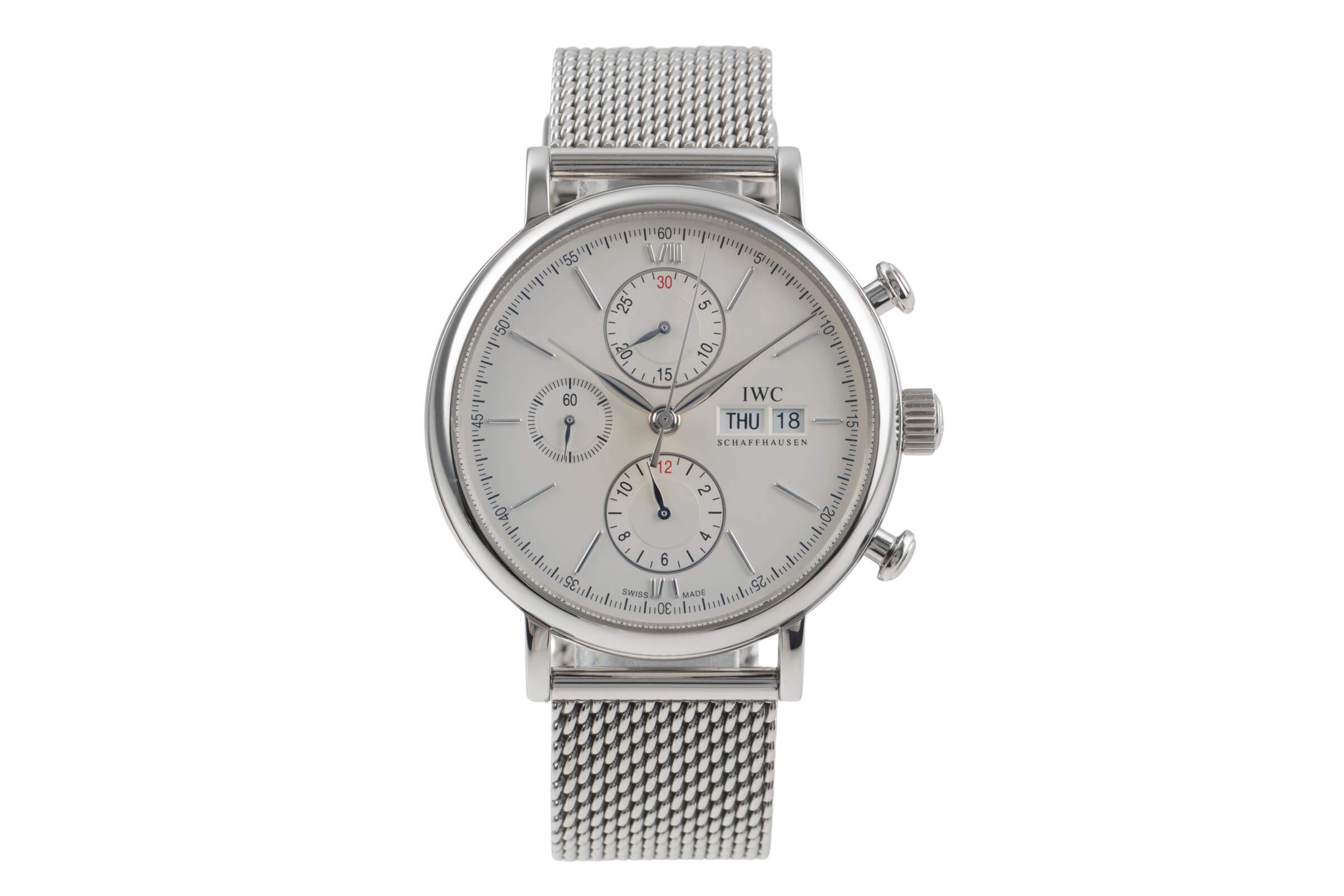 IWC Portofino chronograph steel automatic men's watch IW391009  [2405520]