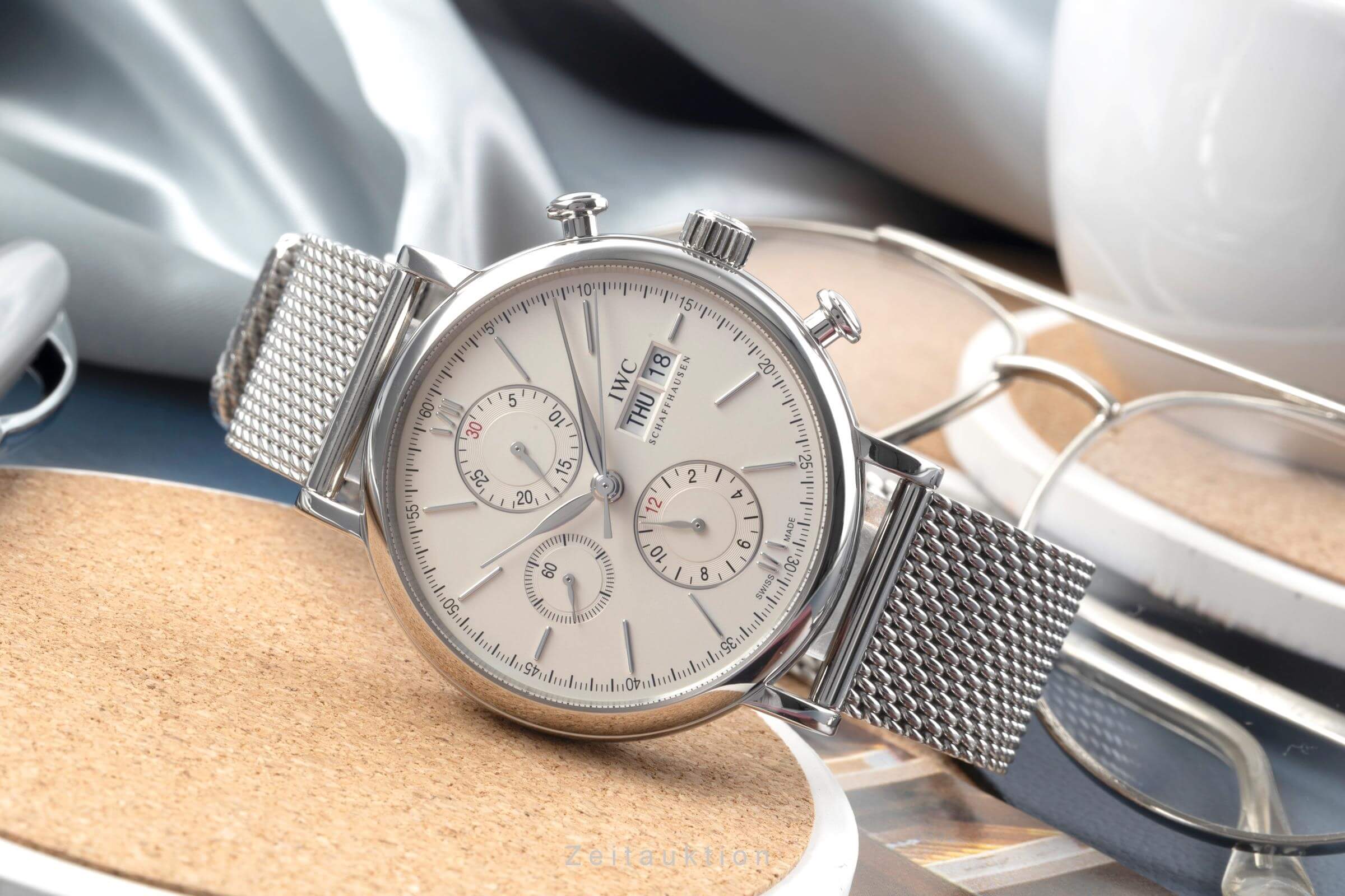 IWC Portofino chronograph steel automatic men's watch IW391009  [2405520]