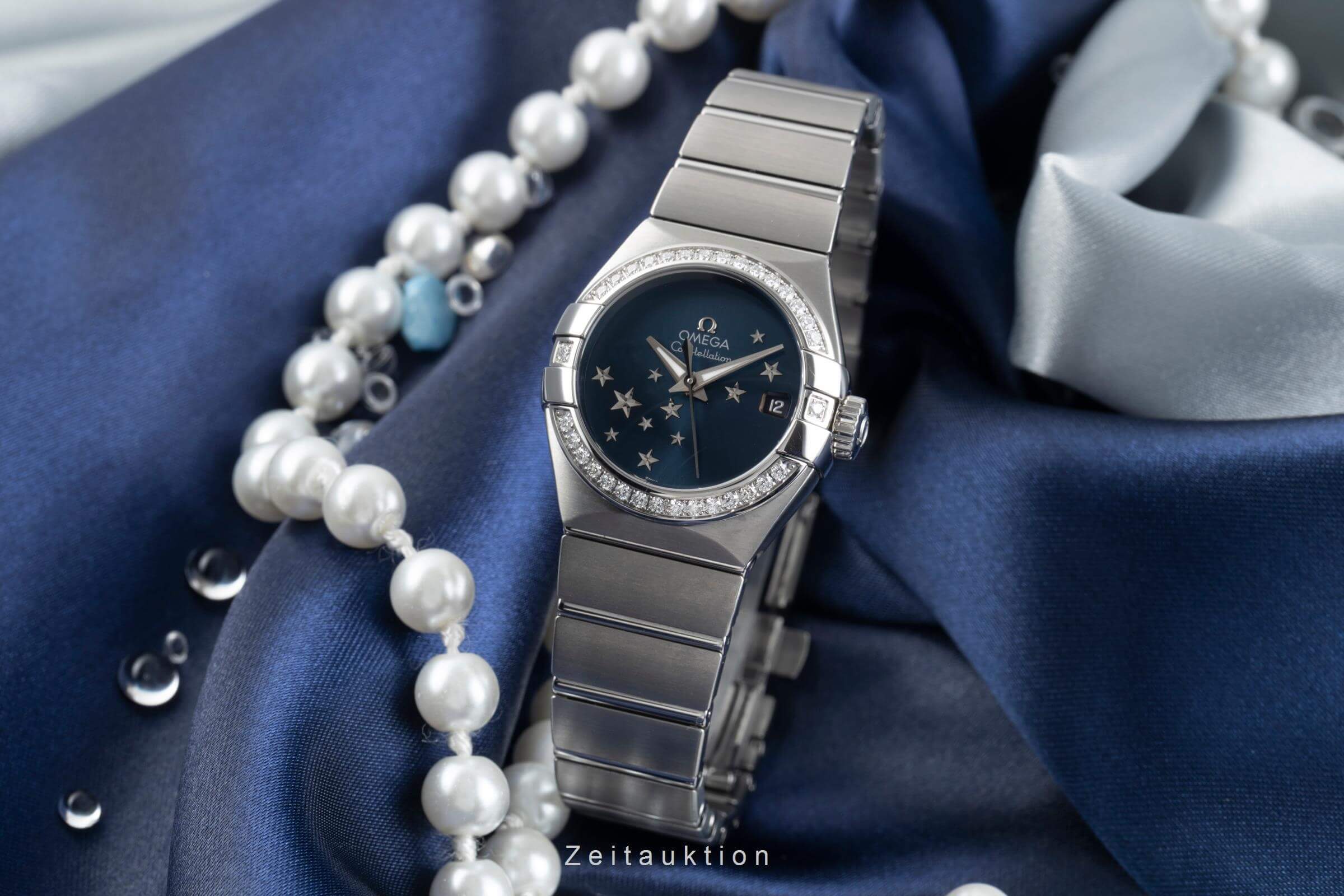 Omega Constellation acero automático reloj para damas  123.15.27.20.03.001  [2405544]