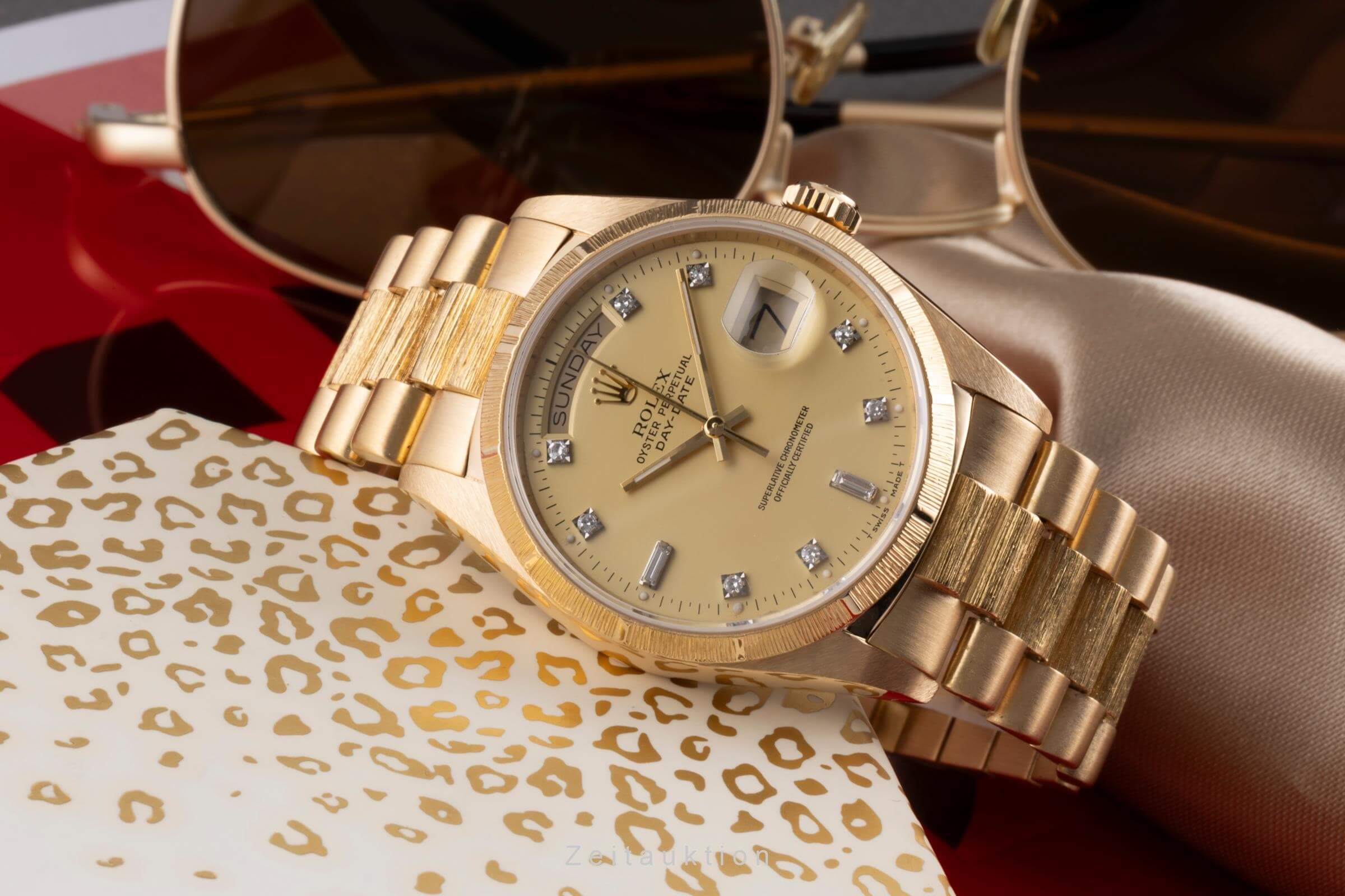 Rolex Day-Date oro 18 ct automatismo orologio da uomo 18248  [2405555]