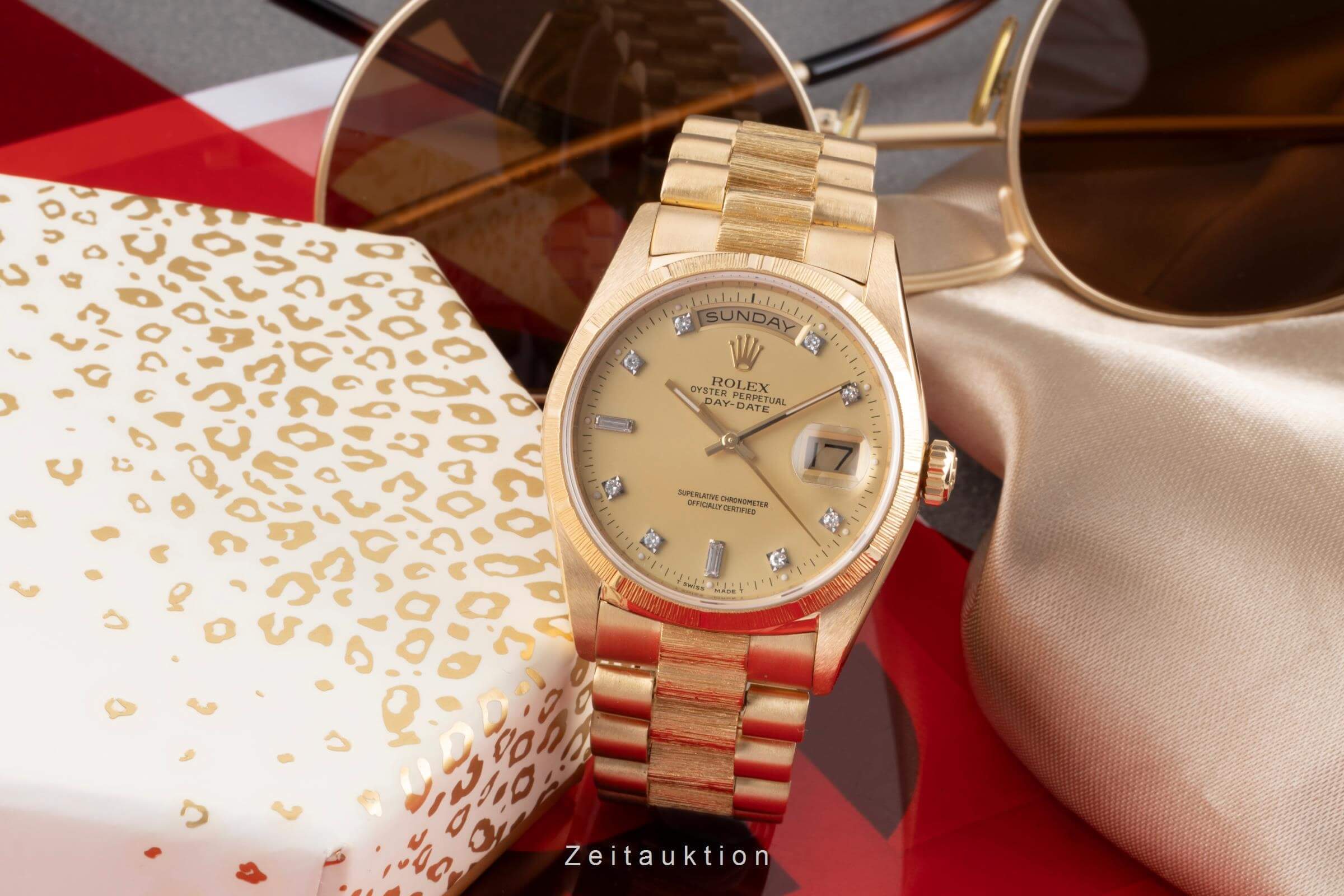 Rolex Day-Date oro 18 ct automatismo orologio da uomo 18248  [2405555]