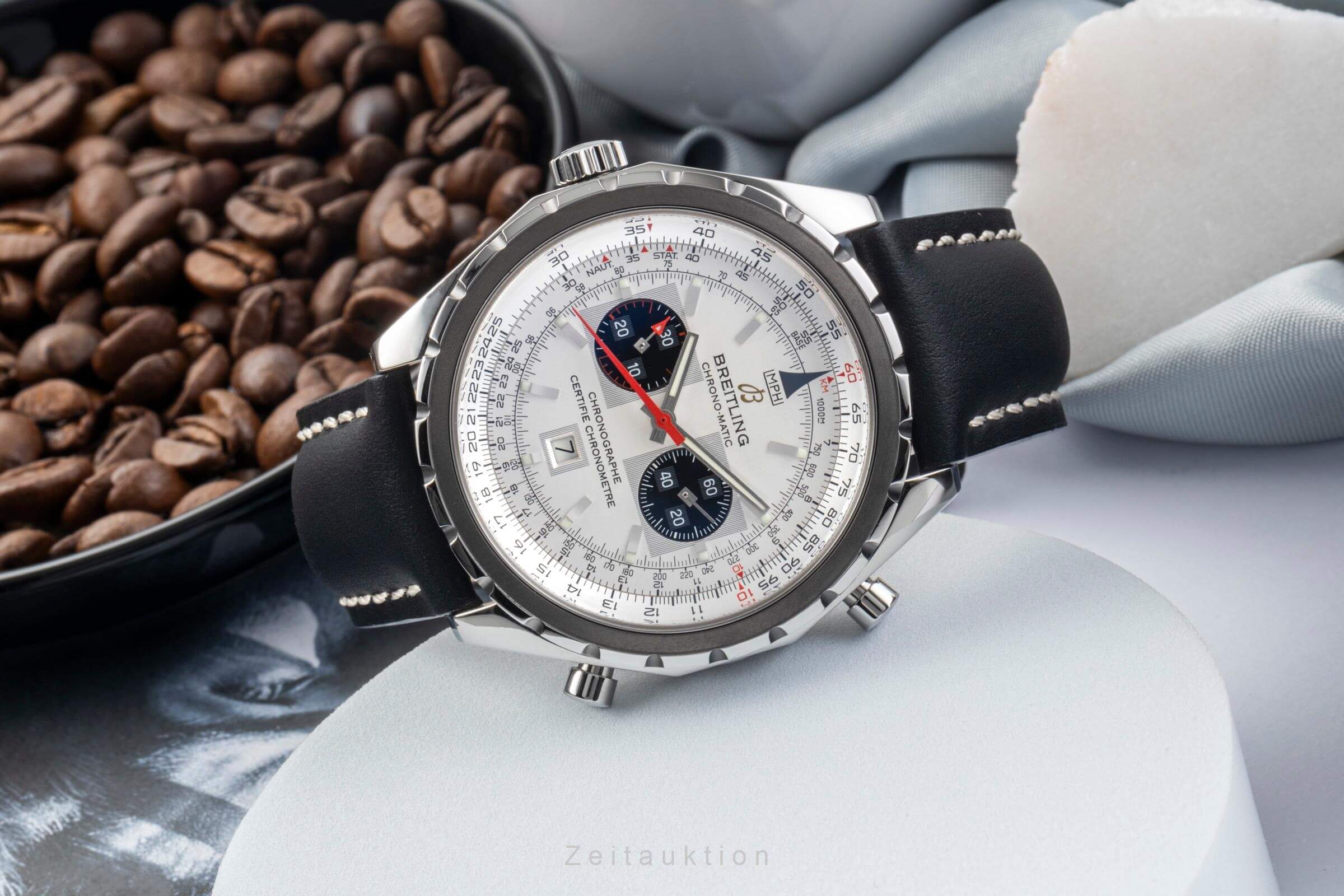 Breitling Chrono-Matic chronograph steel automatic men's watch A41360  [2405590]