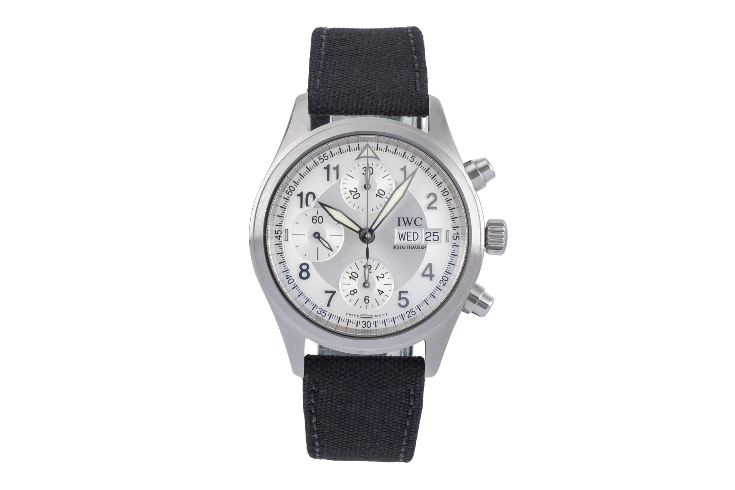 IWC Fliegerchronograph cronografo acciaio automatismo orologio da uomo IW370628  [2405593]