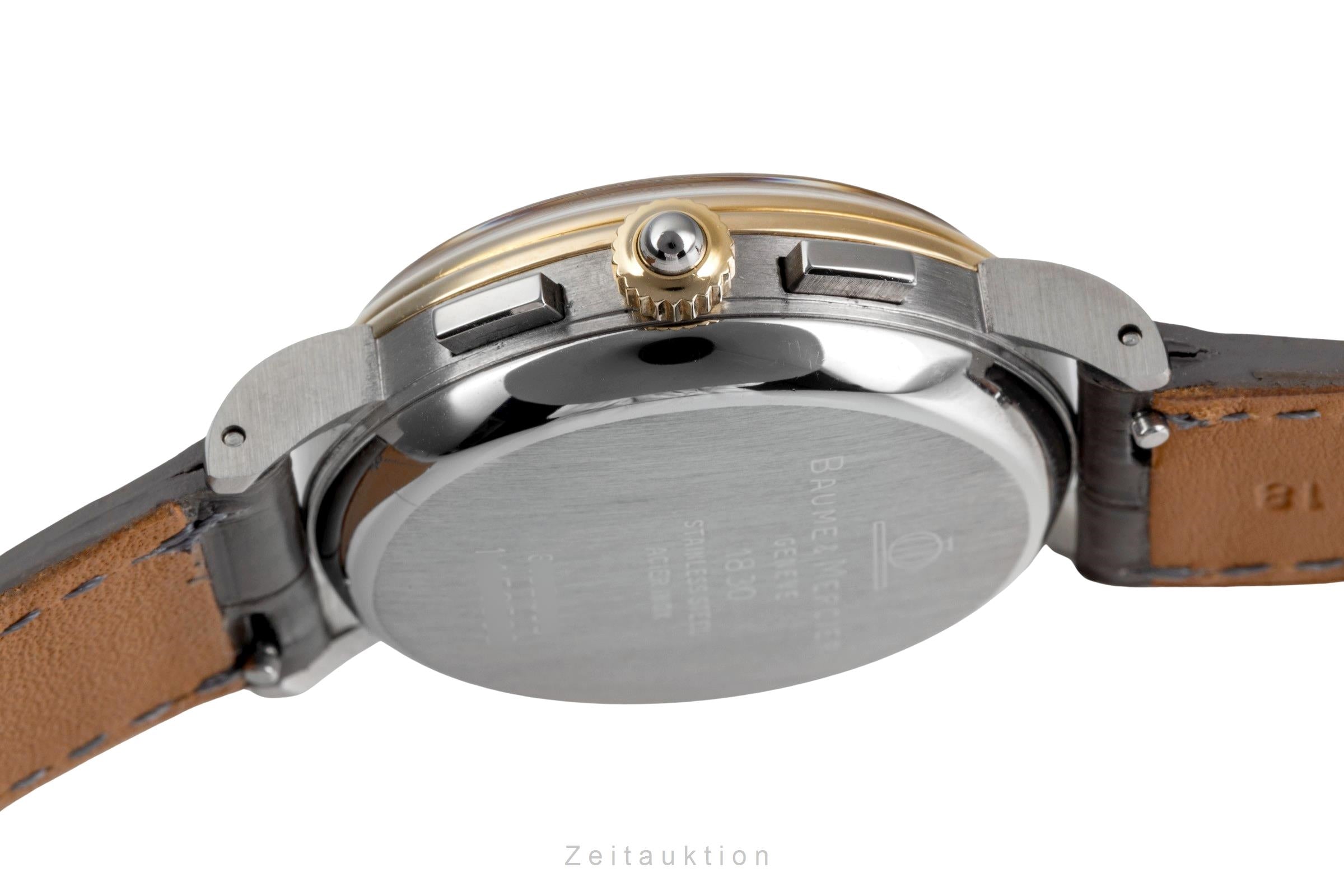 Baume & Mercier chronographe acier / or  à remontage manuel unisexe 6102.099  [2405633]