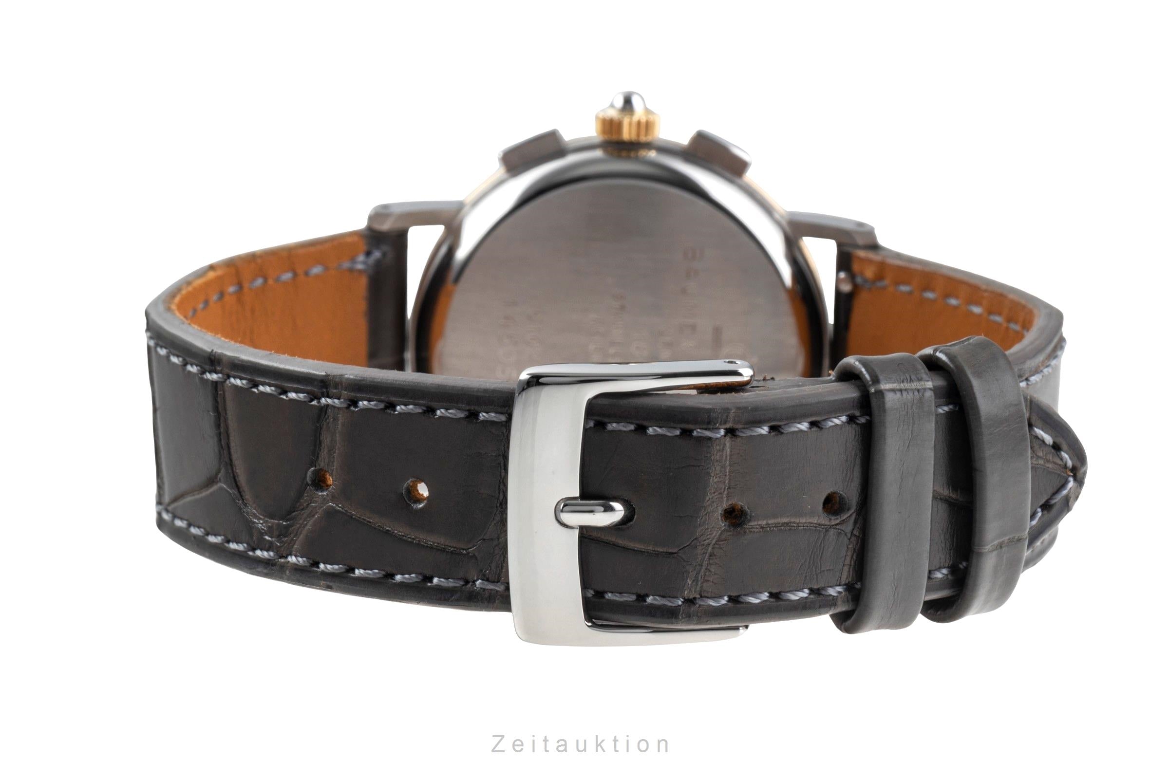 Baume & Mercier chronographe acier / or  à remontage manuel unisexe 6102.099  [2405633]