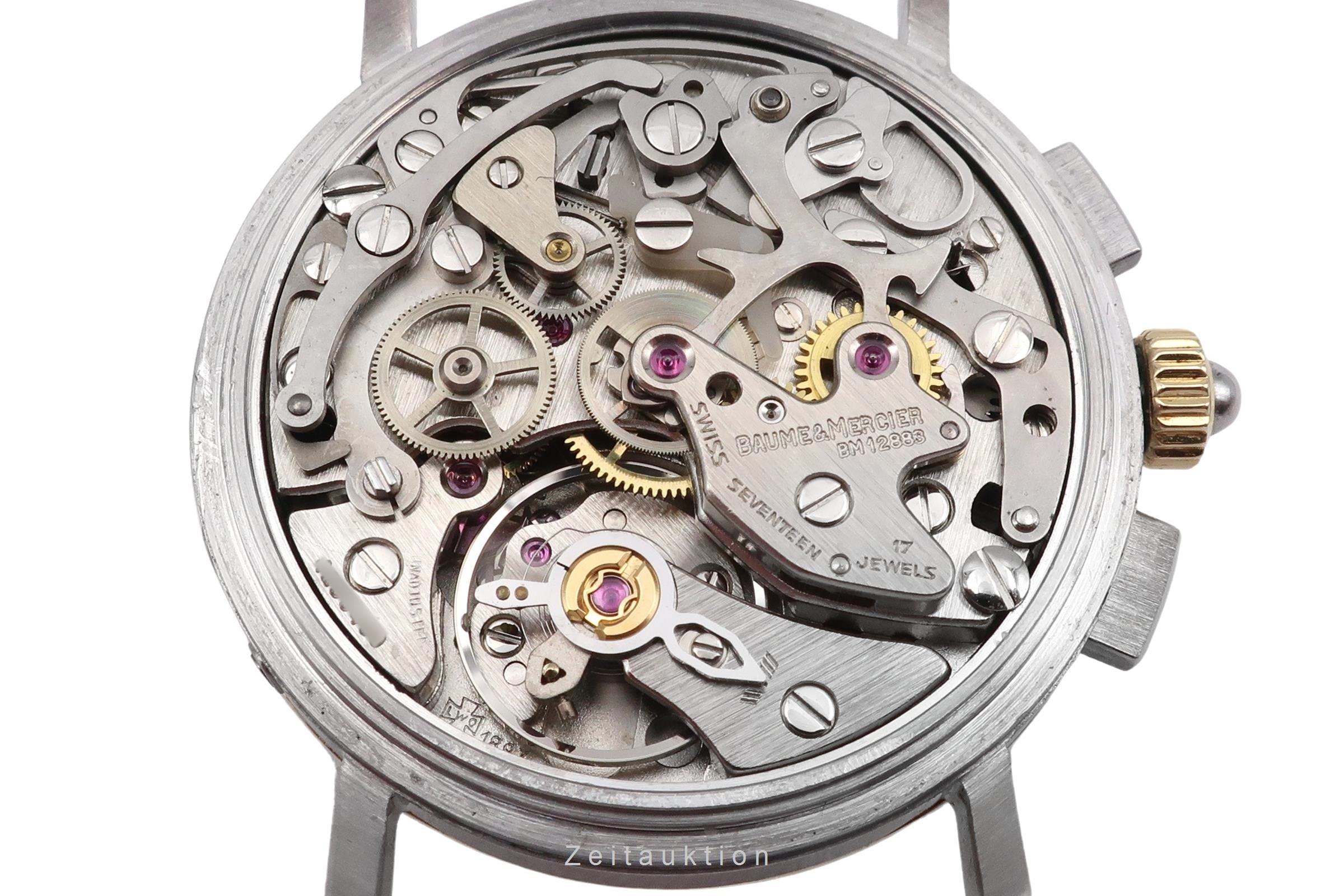 Baume & Mercier chronographe acier / or  à remontage manuel unisexe 6102.099  [2405633]