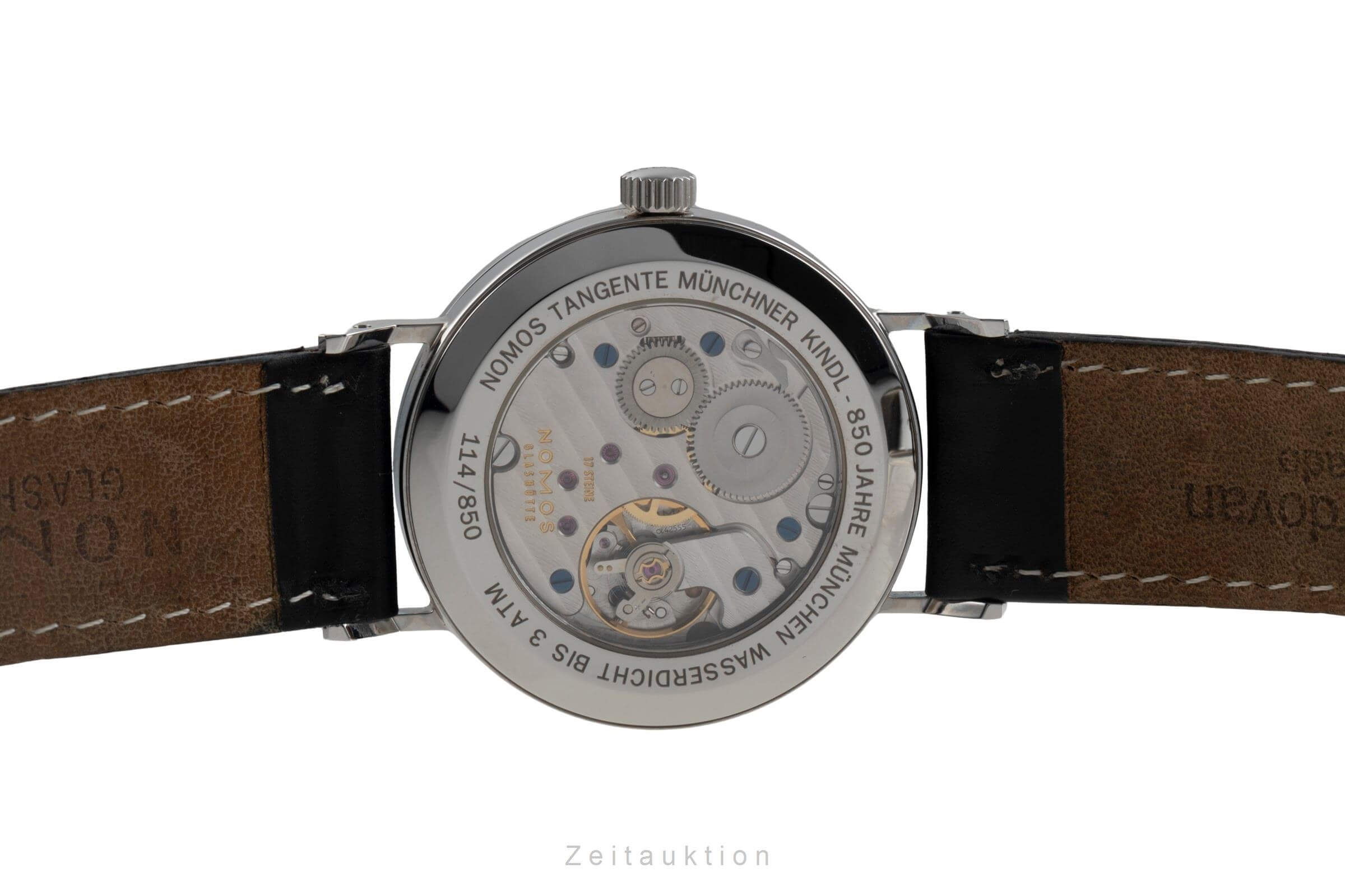 Nomos Tangente acero cuerda manual reloj para caballeros Limited  [2405652]