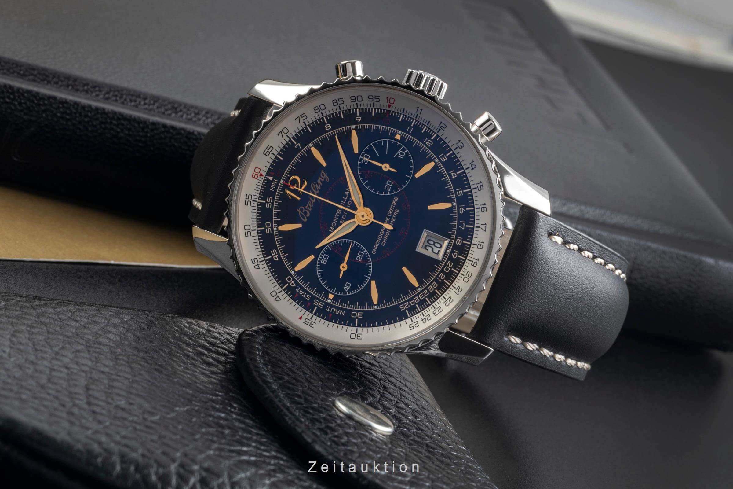 Breitling Navitimer chronograph steel manual winding Kal. B48 Ref