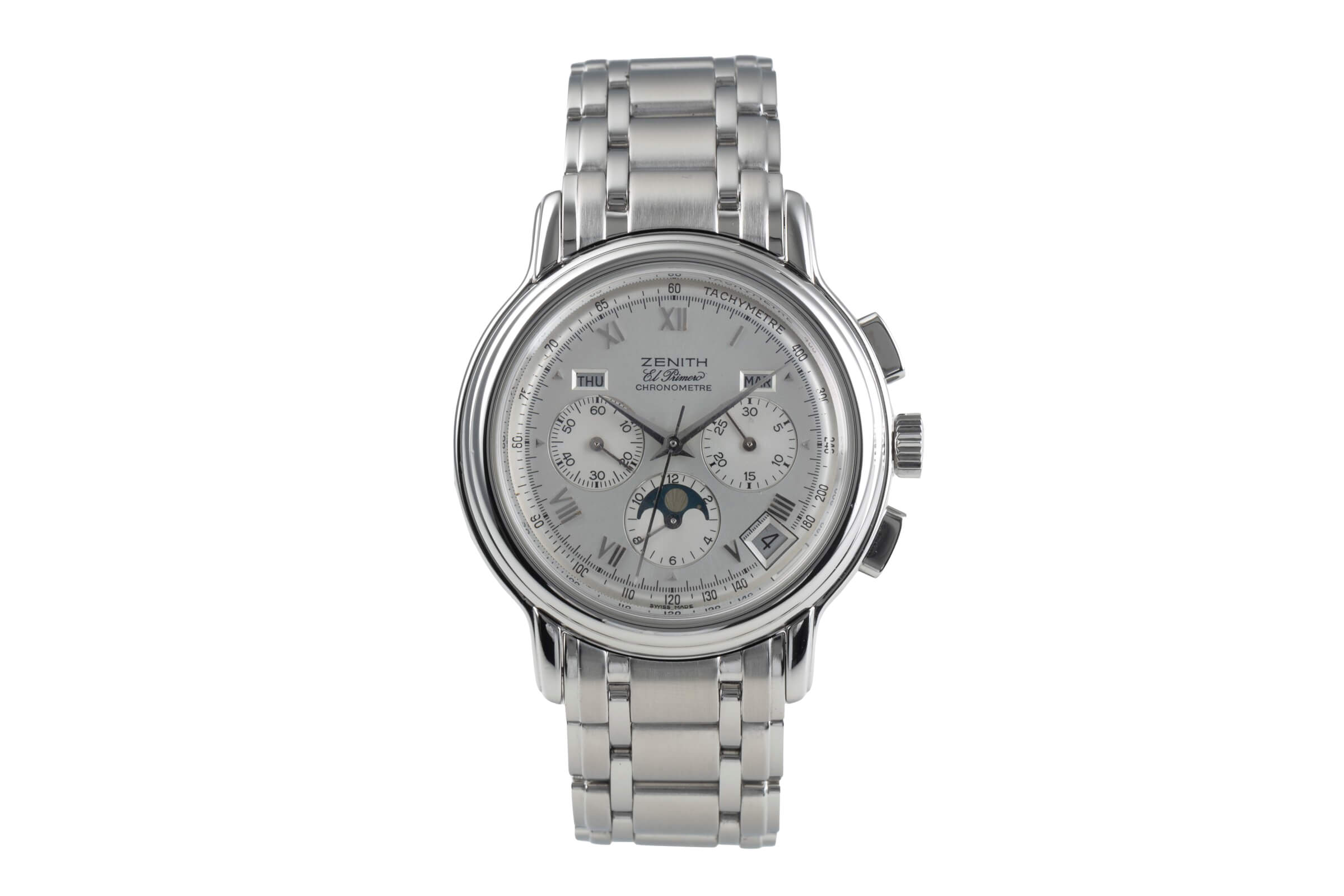 Zenith El Primero chronograph steel automatic Kal. 410/Z Ref