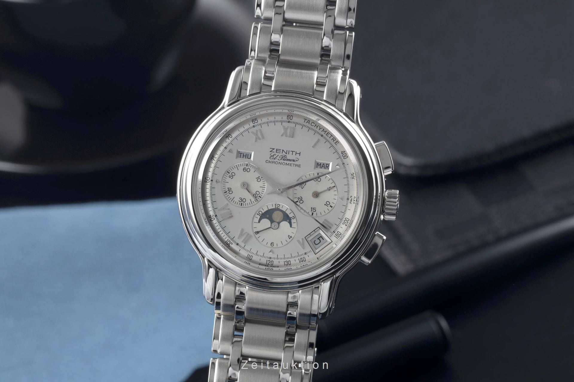 El Primero chronograph steel automatic watch 02 240 410 [ ]