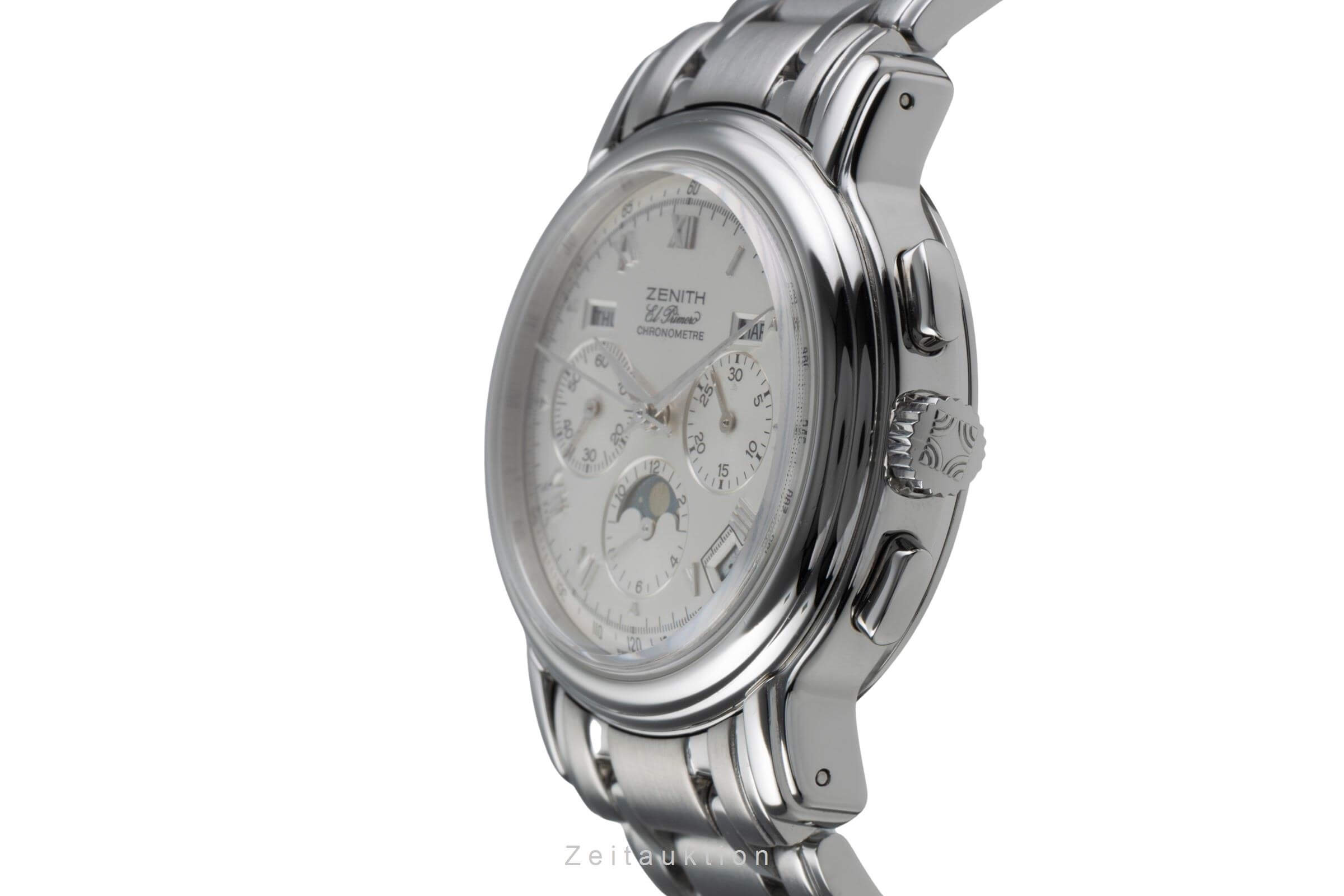 Zenith El Primero chronographe acier automatique montre pour hommes 02-240-410  [2405763]