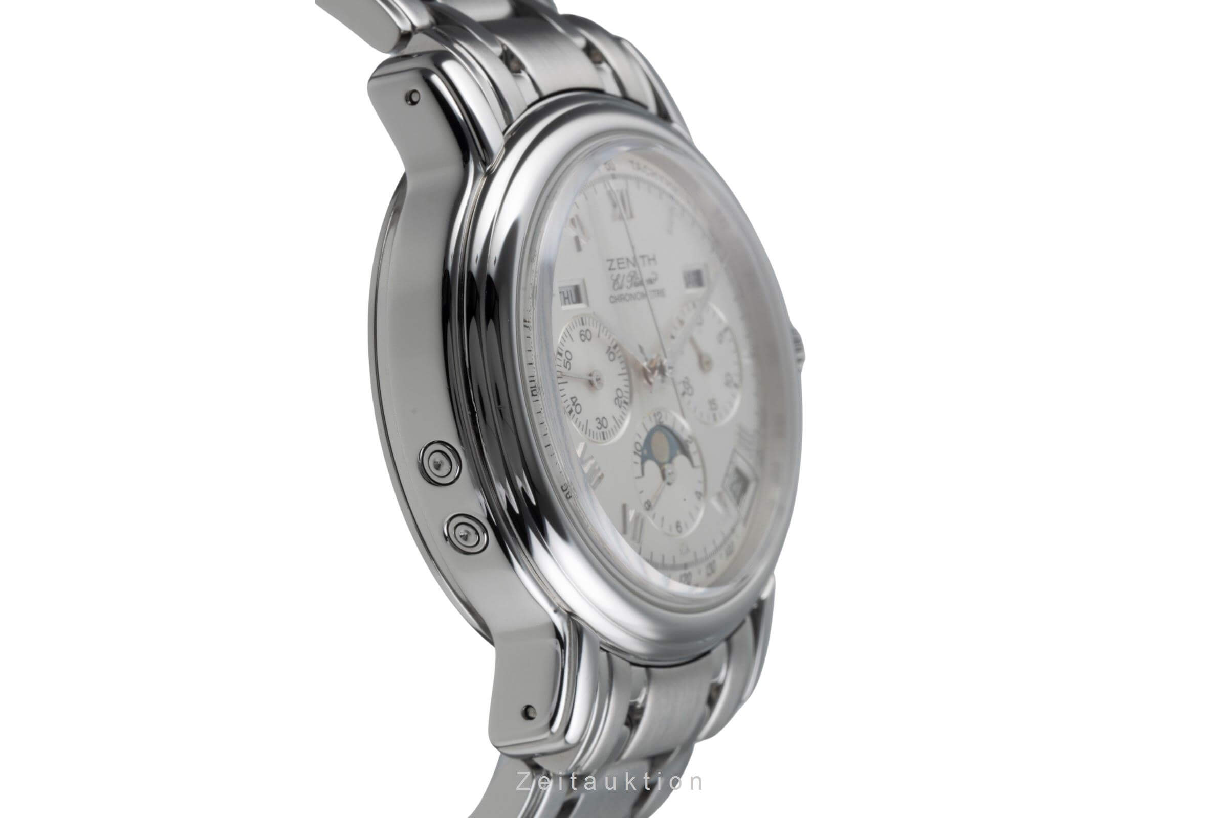 Zenith El Primero chronographe acier automatique montre pour hommes 02-240-410  [2405763]