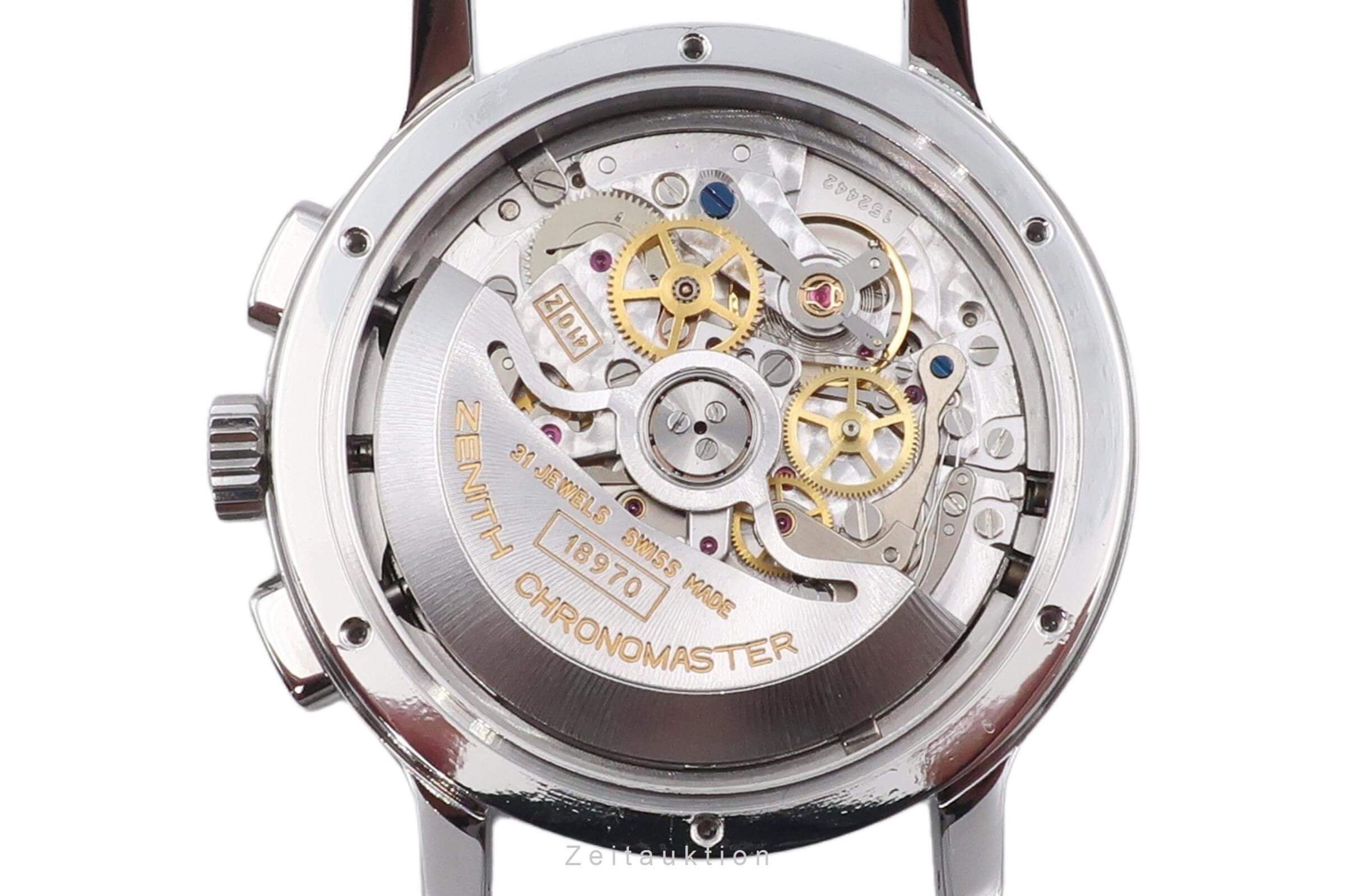 Zenith El Primero chronographe acier automatique montre pour hommes 02-240-410  [2405763]