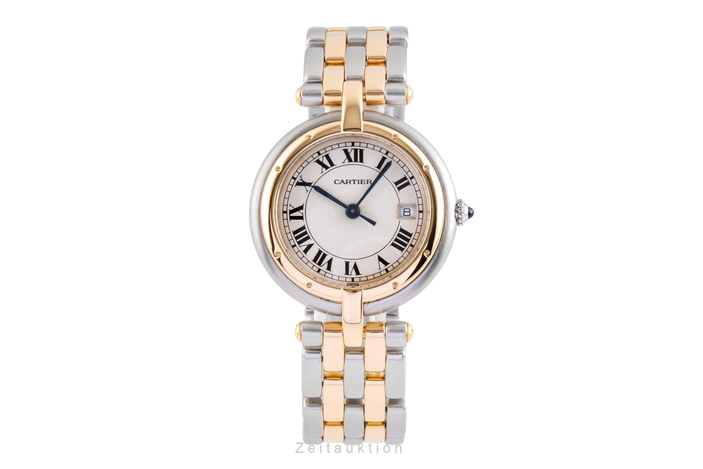 Cartier Panthere acero / oro cuarzo reloj para damas  183964  [2405773]