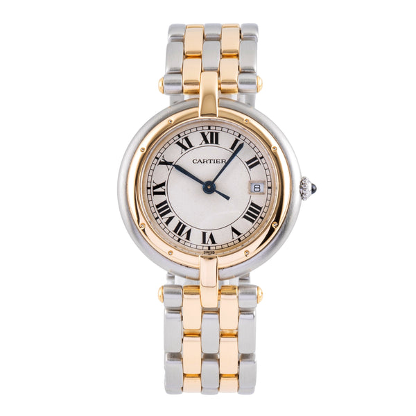 Cartier Panthere acero / oro cuarzo reloj para damas  183964  [2405773]