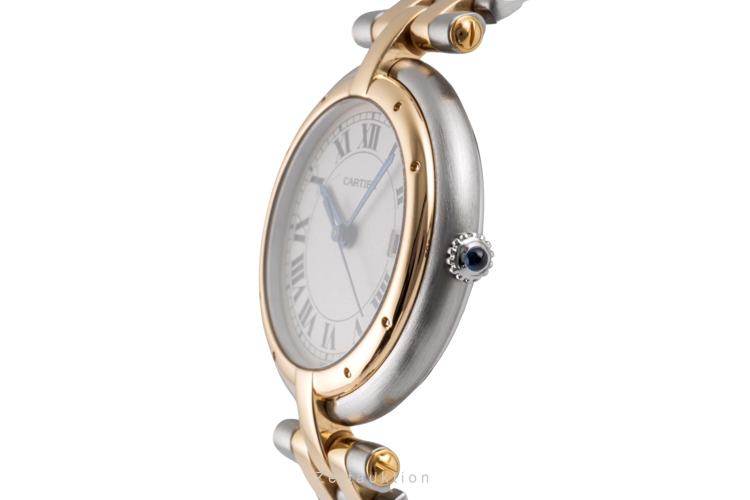 Cartier Panthere acero / oro cuarzo reloj para damas  183964  [2405773]