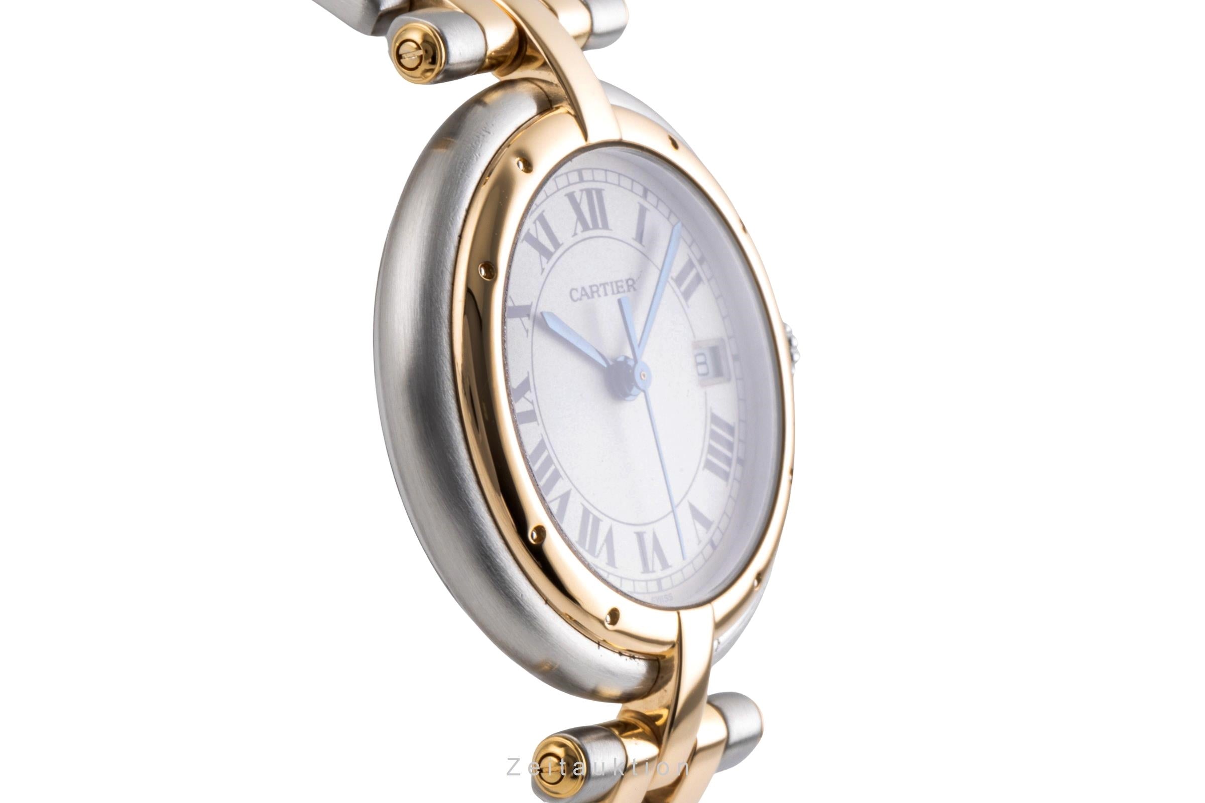Cartier Panthere acero / oro cuarzo reloj para damas  183964  [2405773]