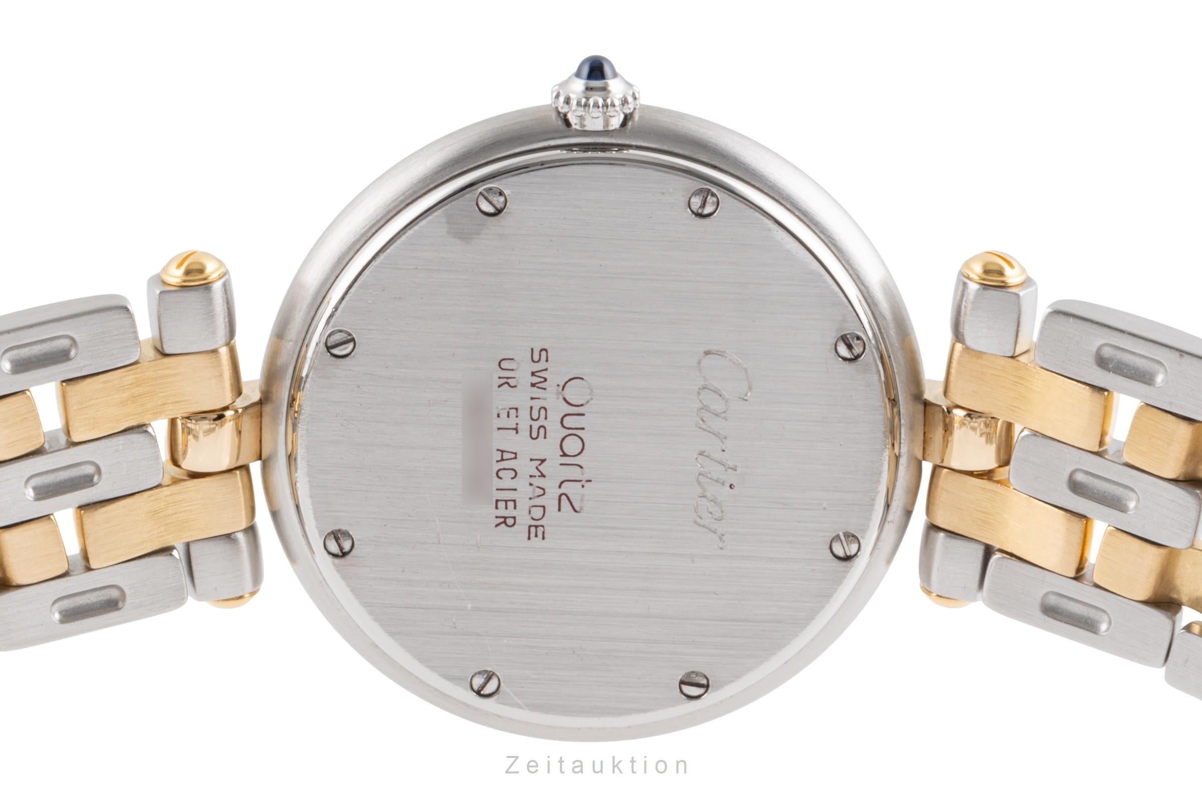 Cartier Panthere acero / oro cuarzo reloj para damas  183964  [2405773]