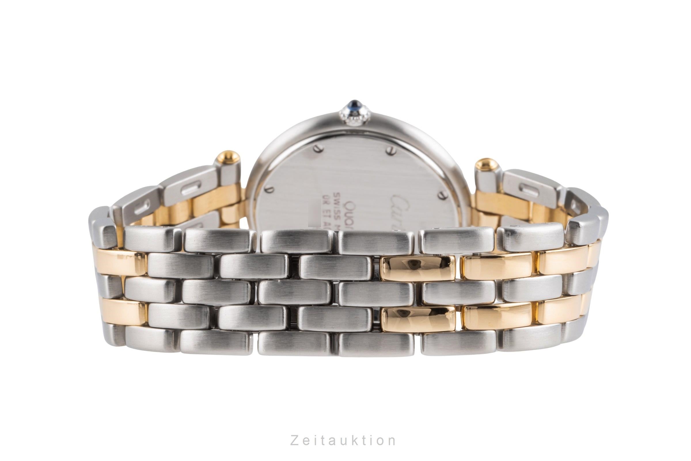 Cartier Panthere acero / oro cuarzo reloj para damas  183964  [2405773]