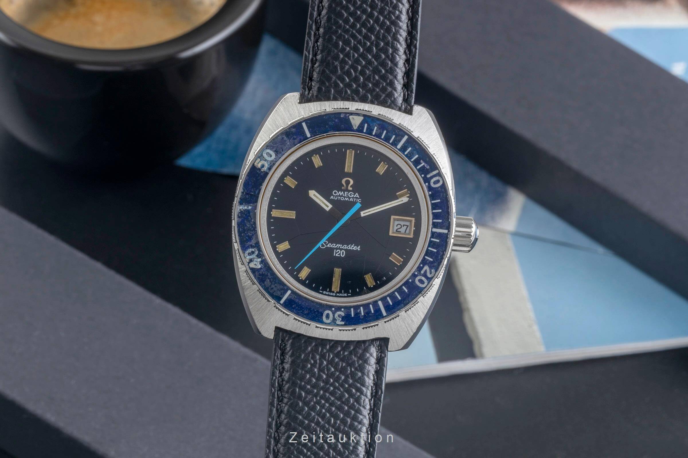 Omega Seamaster acier automatique montre pour hommes 166.088 Vintage  [2405807]