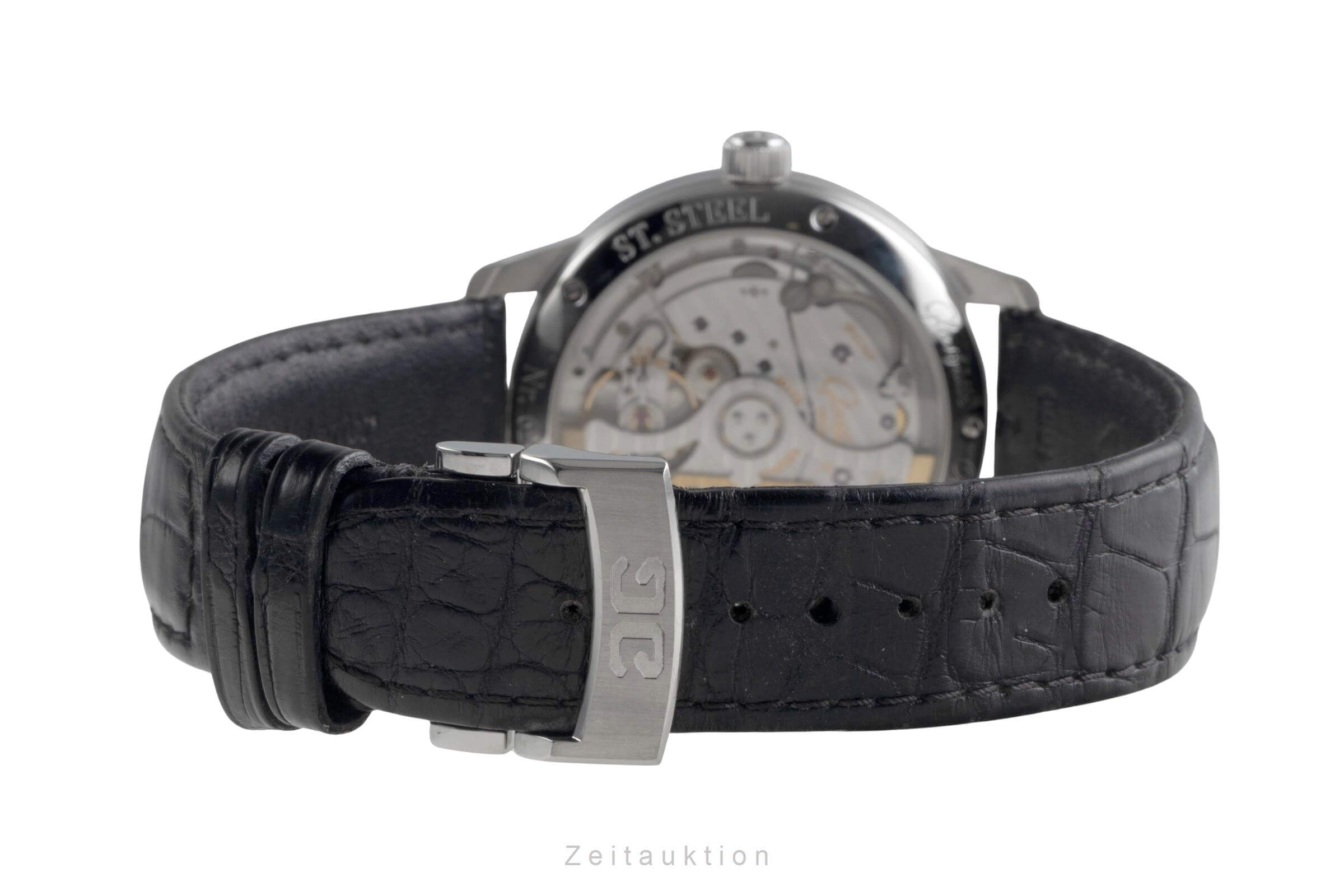 Glashütte Senator steel automatic men's watch 100-04-32-12-14 VP: 12000EUR  [2405822]
