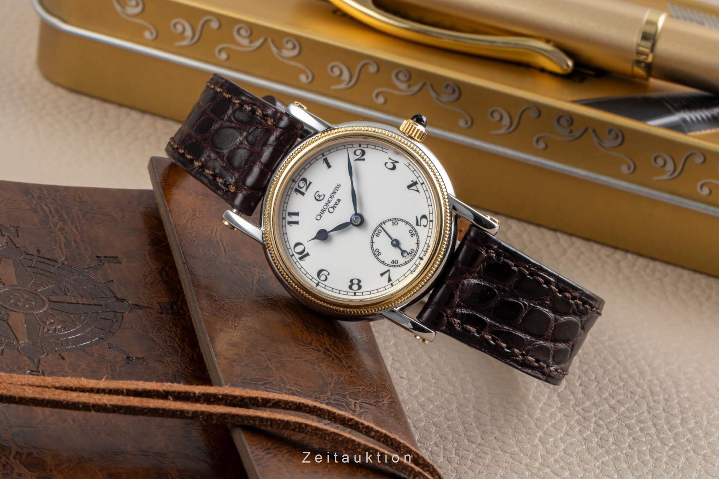 Chronoswiss Orea acier / or  à remontage manuel montre pour femmes CH7162  [2405847]