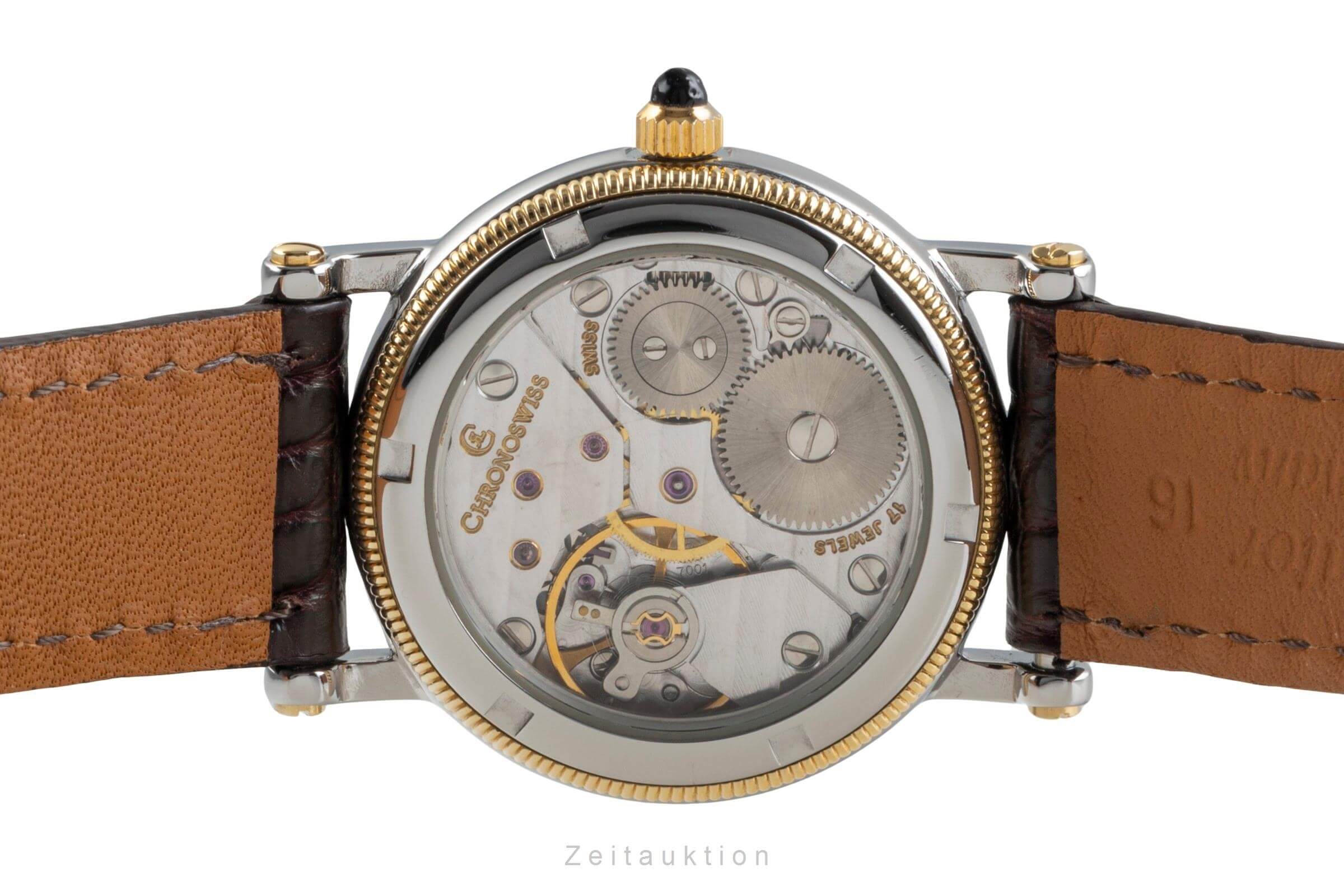 Chronoswiss Orea acier / or  à remontage manuel montre pour femmes CH7162  [2405847]