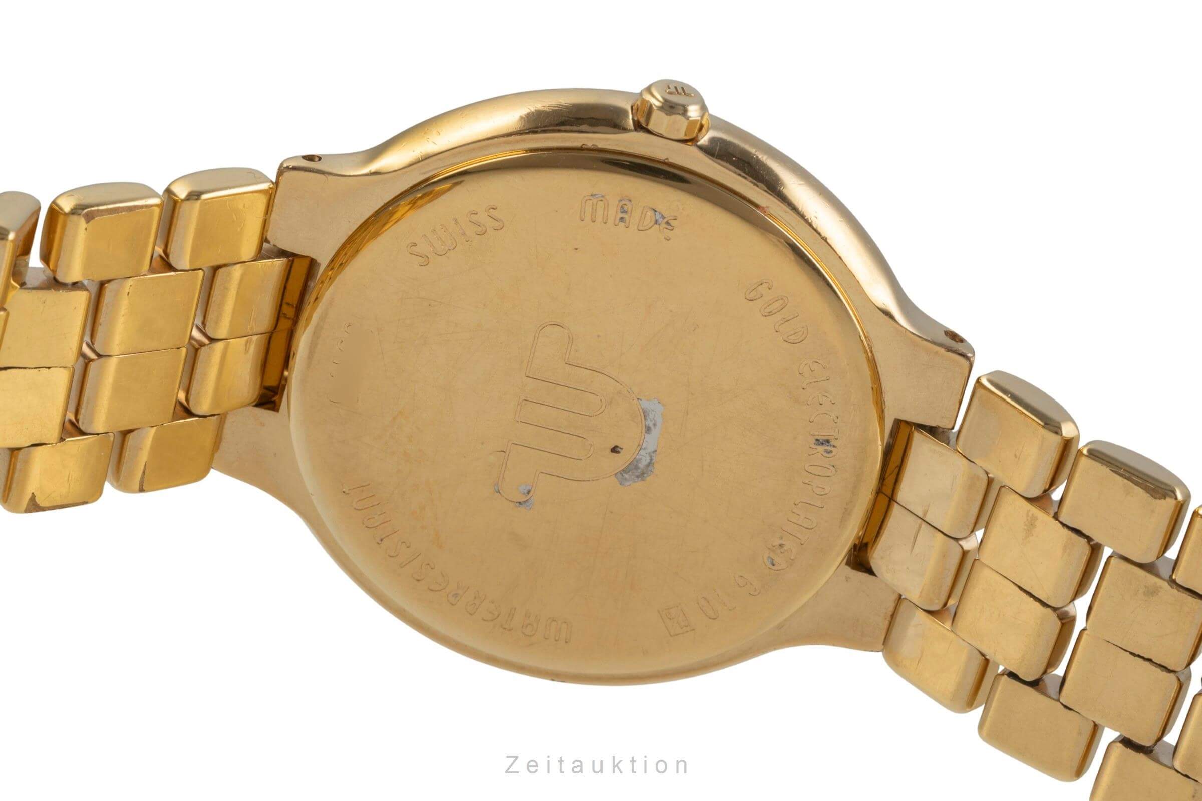 Maurice Lacroix Phase de Lune  gilt-brass quartz men's watch 35198  [2405855]