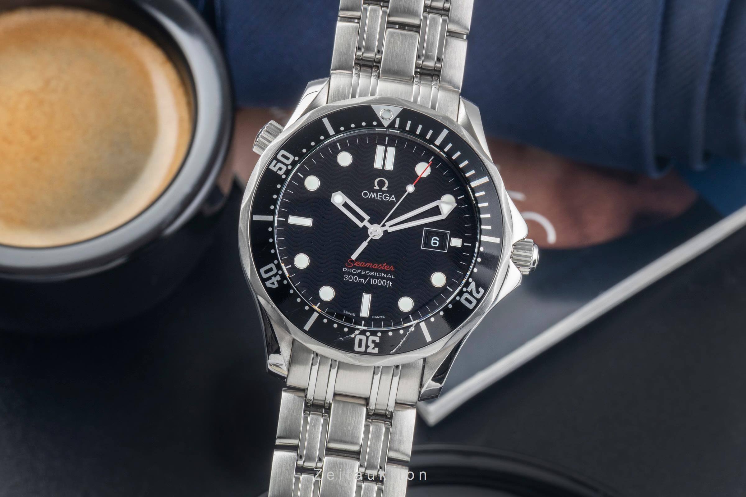 Omega Seamaster steel quartz men's watch 212.30.41.61.01.001  [2405877]